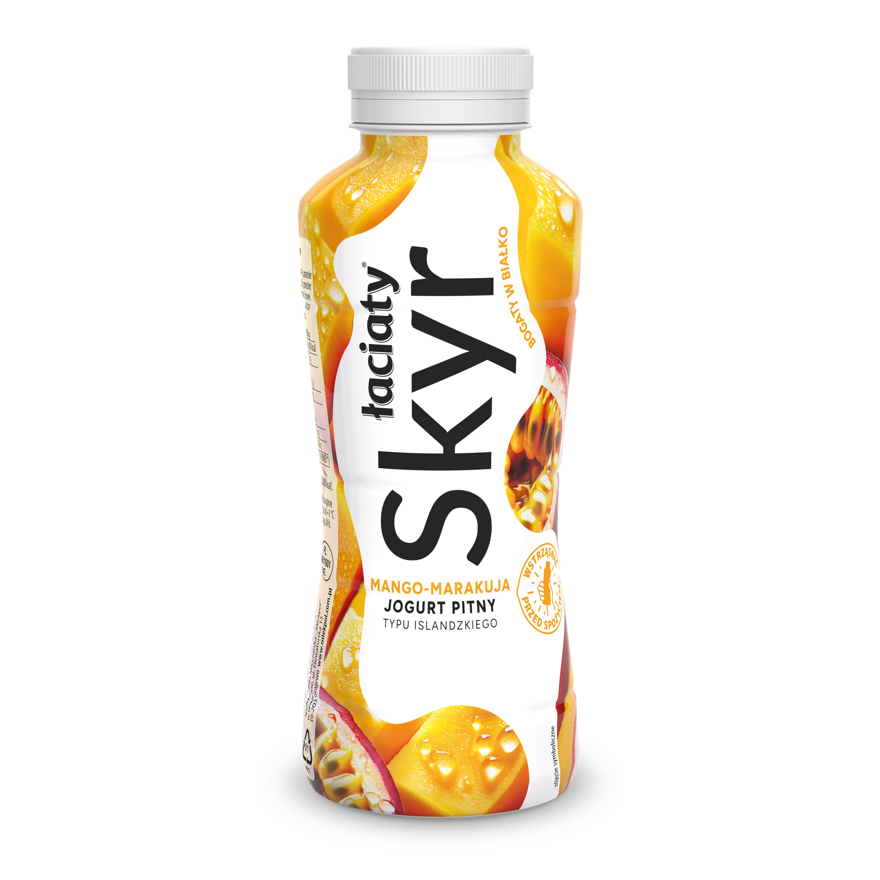 Jogurt Pitny Typu Islandzkiego Skyr Łaciaty Mango-Marakuja Pet 360G