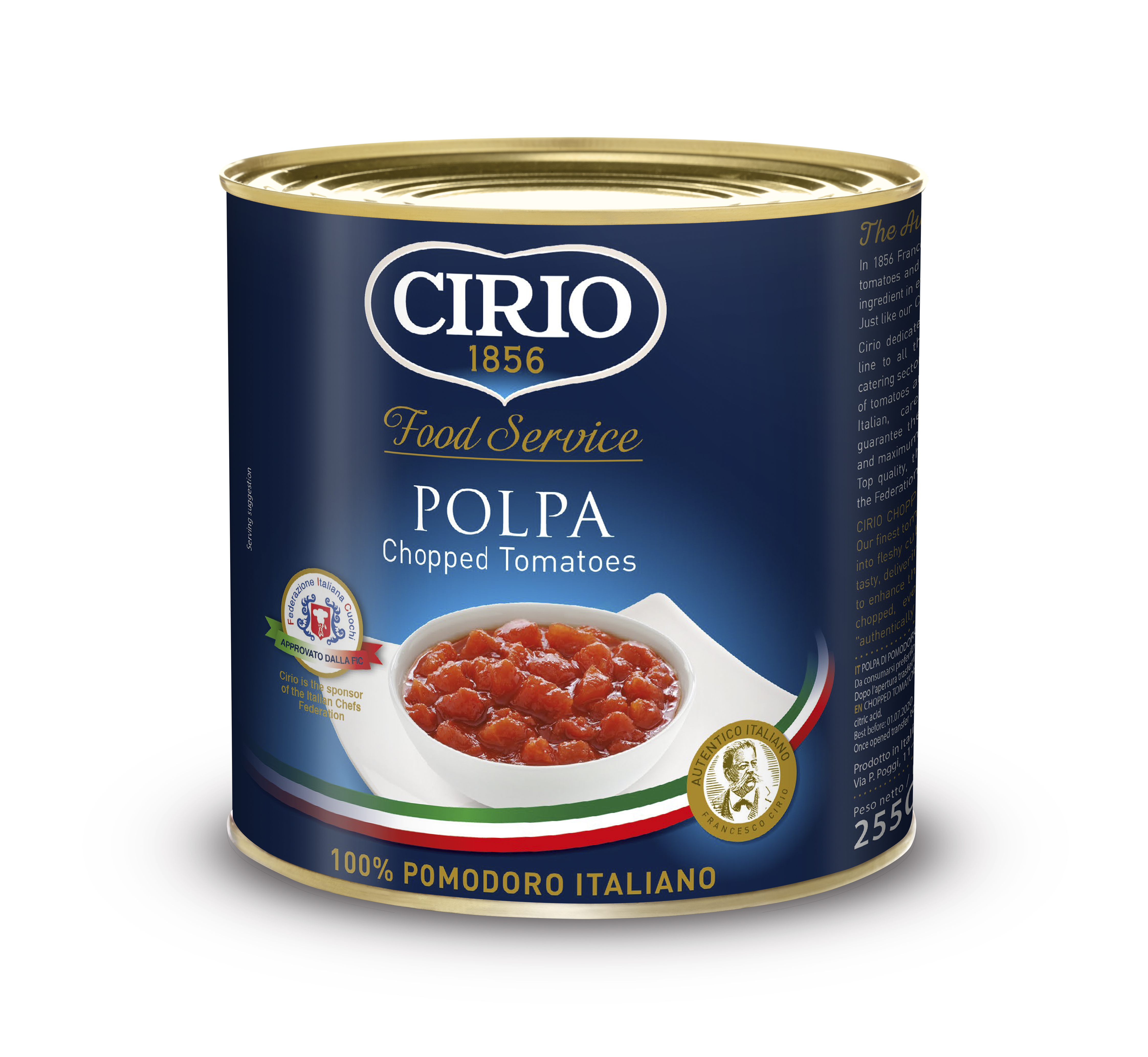 Pomidory W Kawałkach 2,55 Kg Cirio