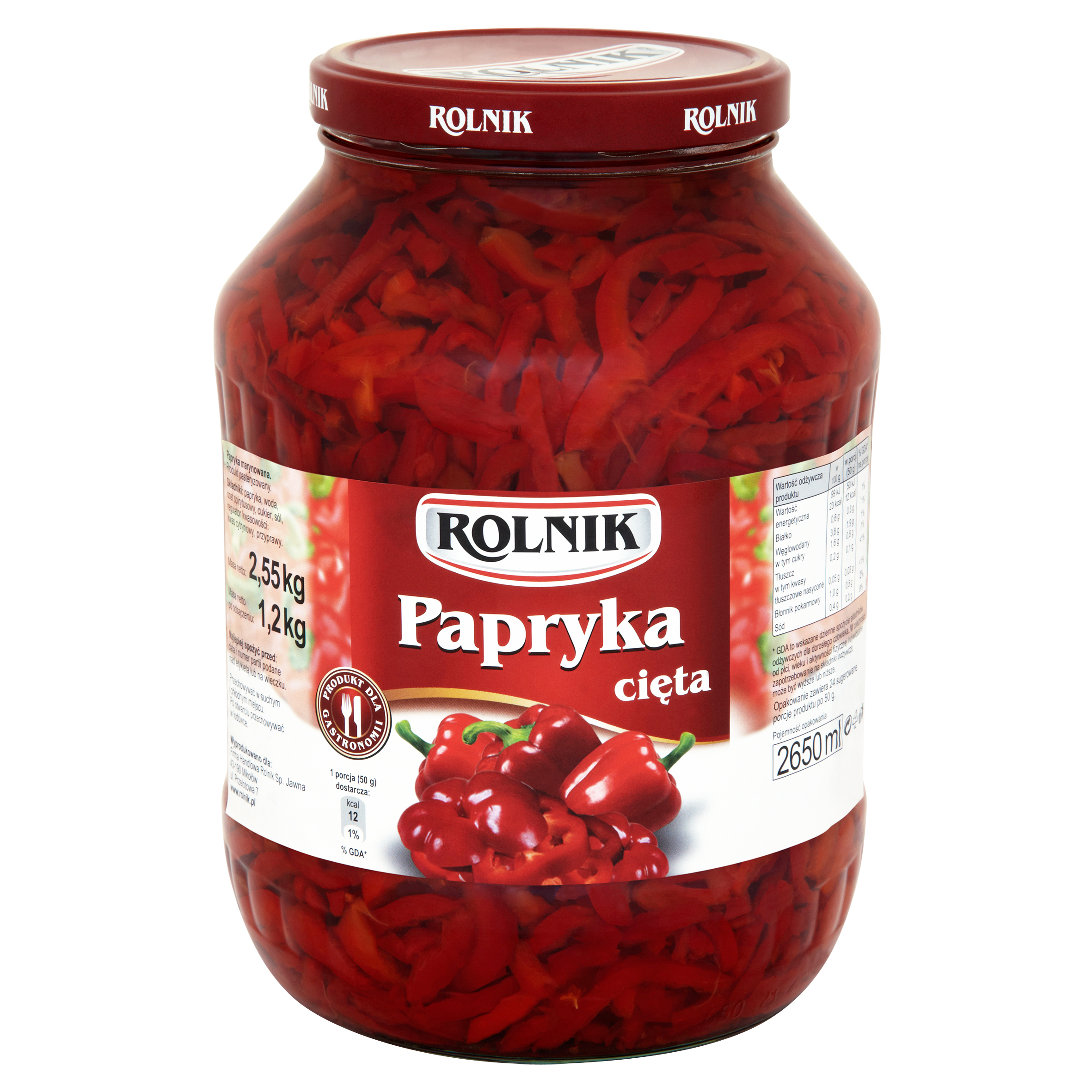 Papryka Cięta Rolnik 2650 Ml