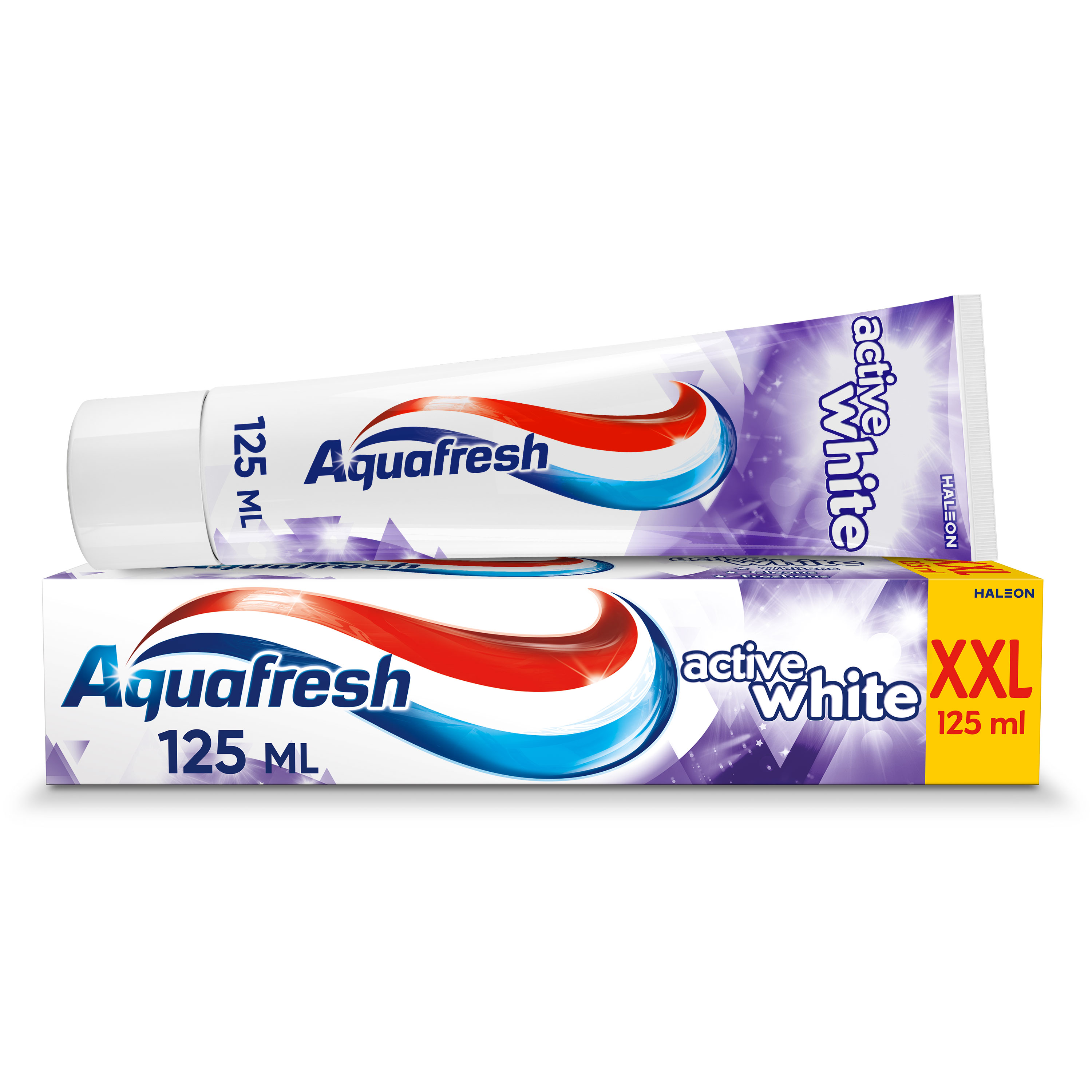 Aquafresh Active White Wybielająca Pasta Do Zębów Przeciw Próchnicy O Potrójnej Formule Działania Z Fluorem 125Ml