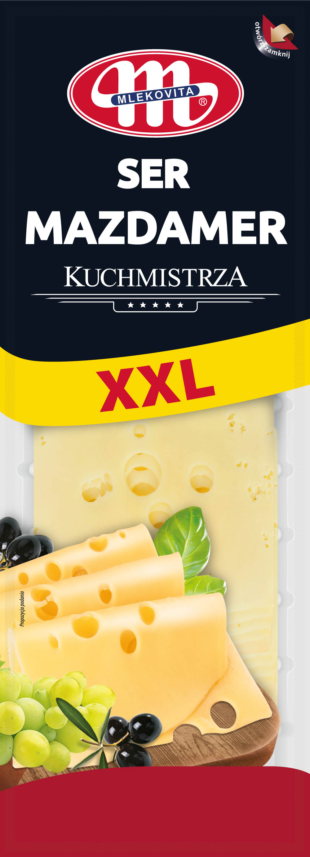 Mlekovita Ser Mazdamer Plastry 1Kg