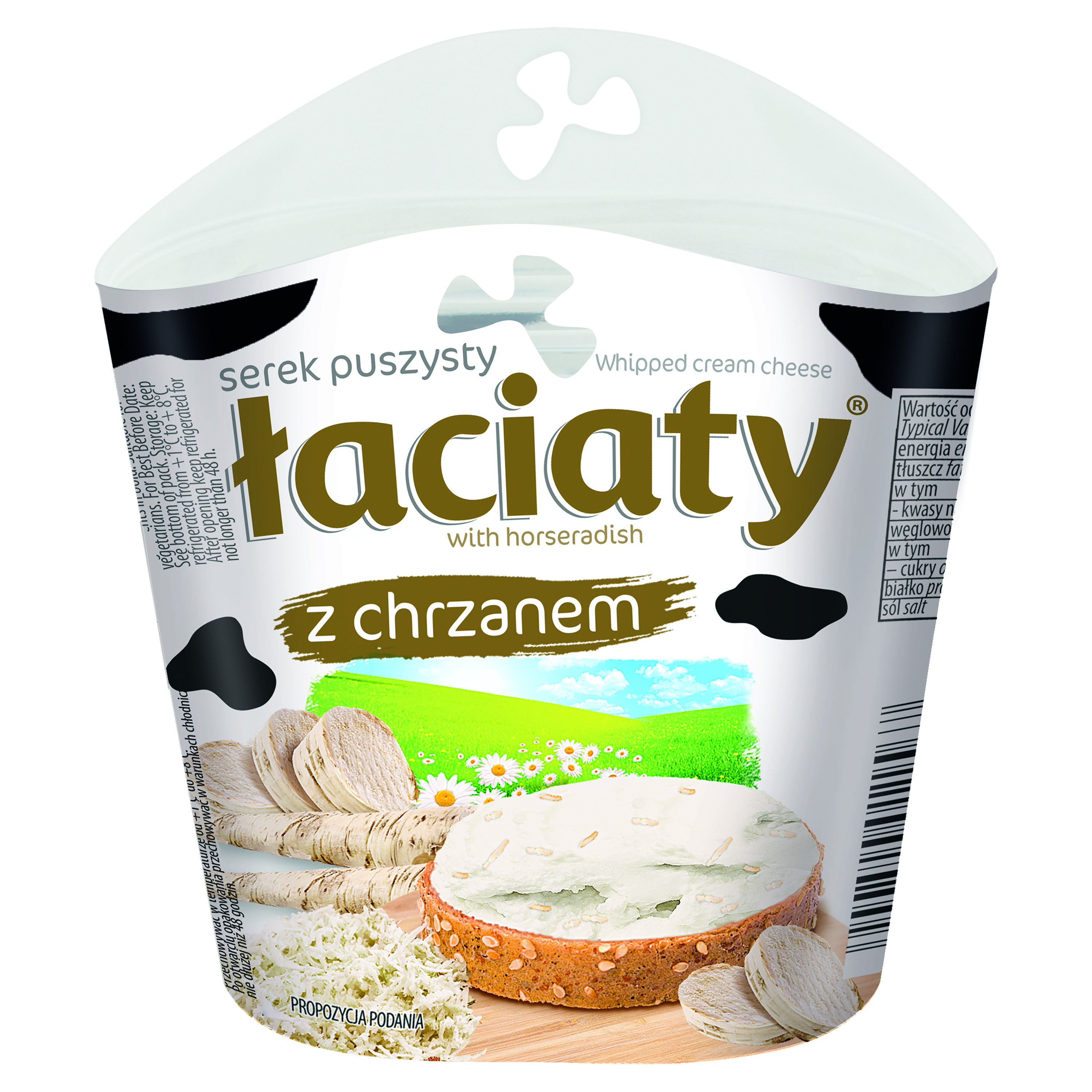 Serek Puszysty Łaciaty Z Chrzanem 150G
