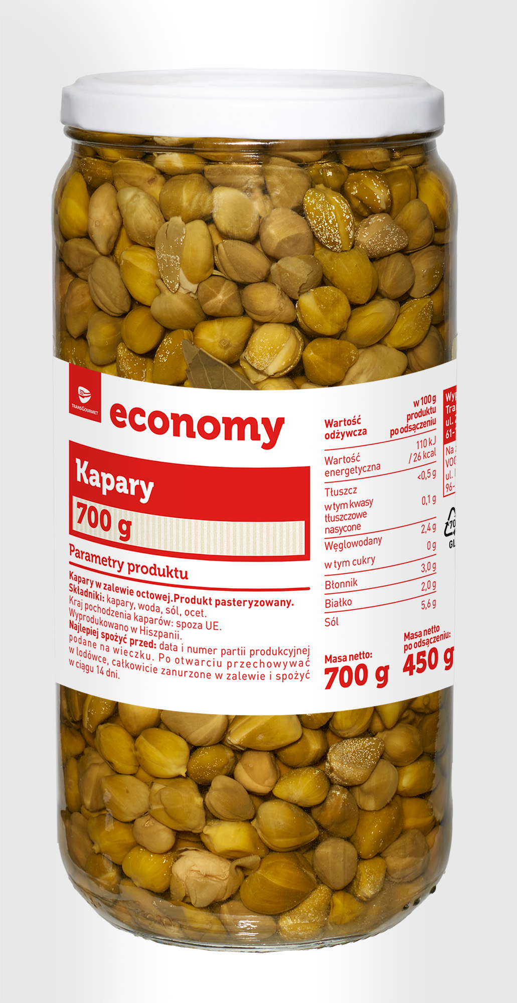 Tge Kapary W Zalewie Octowej 700G