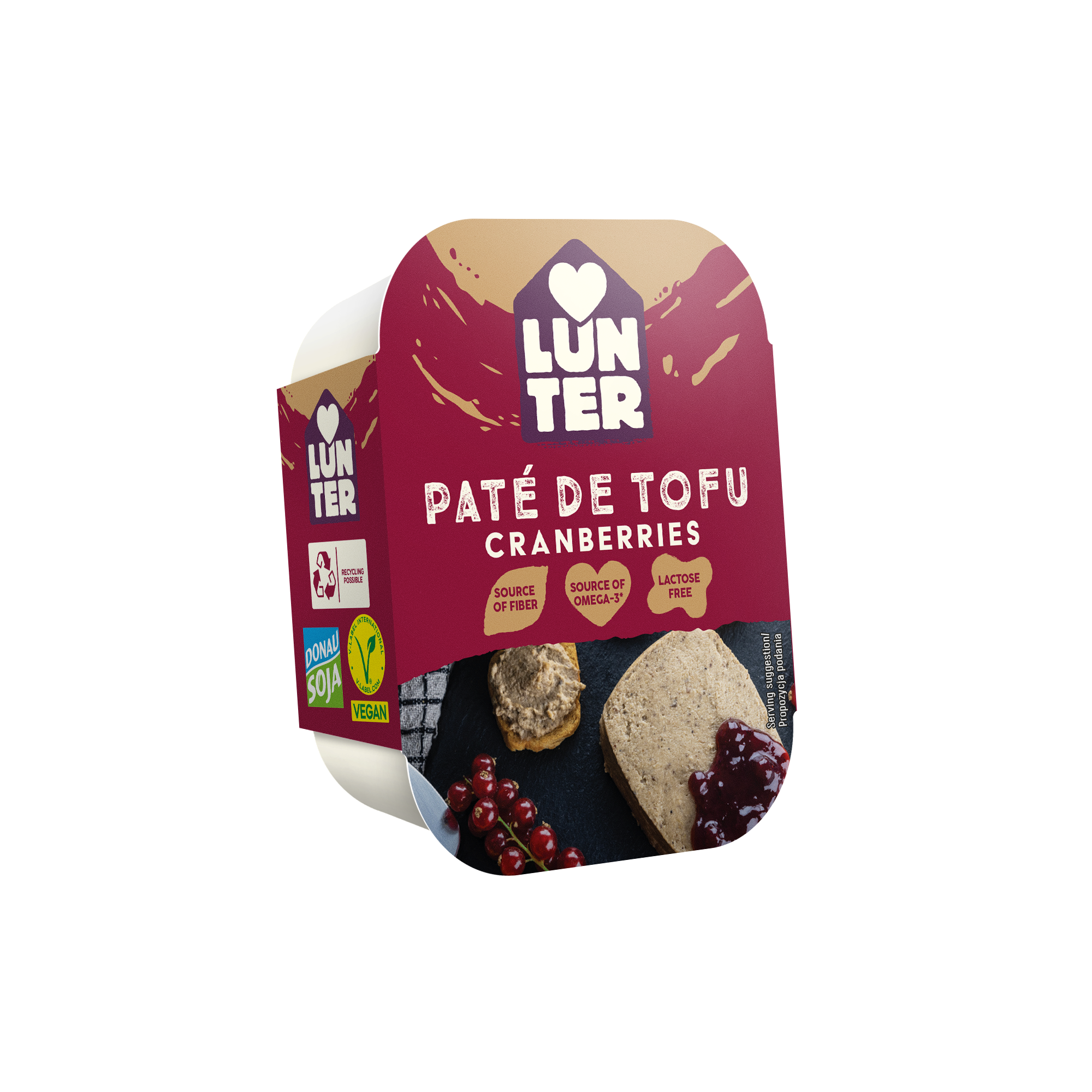 Lunter Pate De Tofu Cranberries 150G