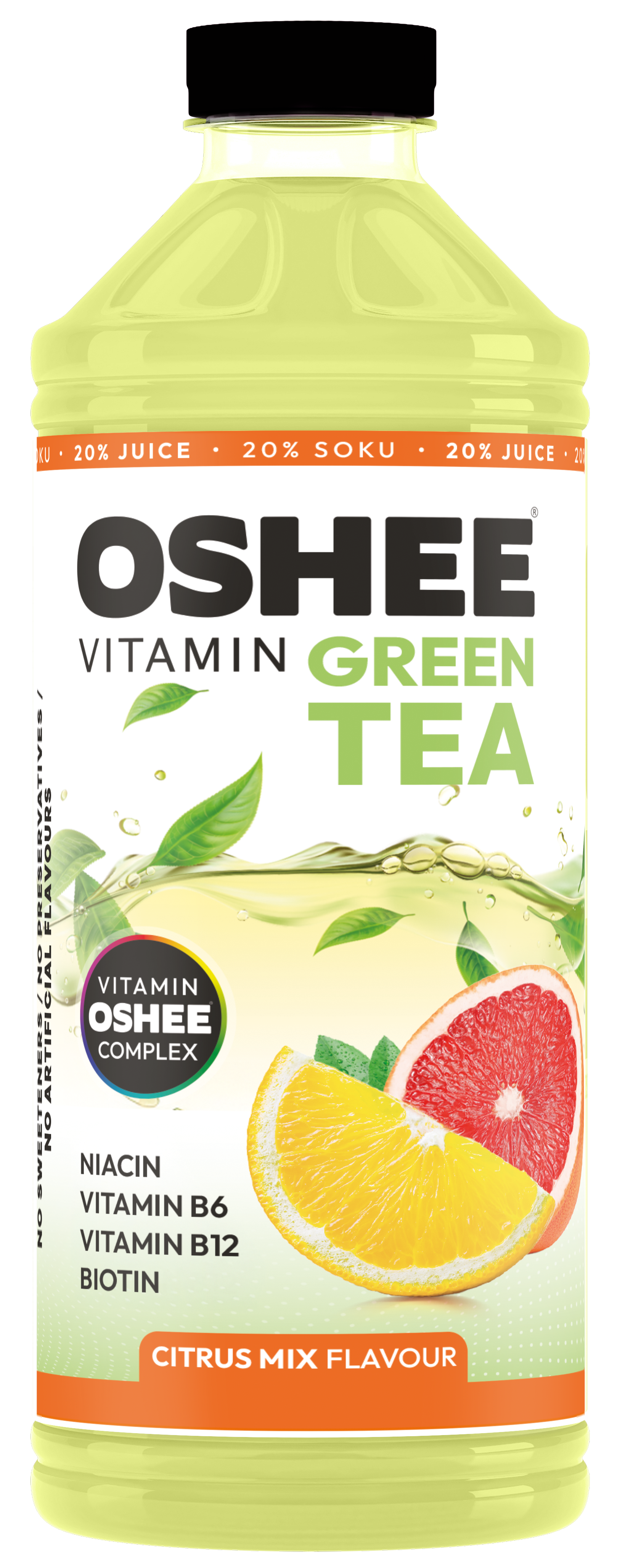 Oshee Vitamin Green Tea Citrus Mix 1100Ml Kaucja