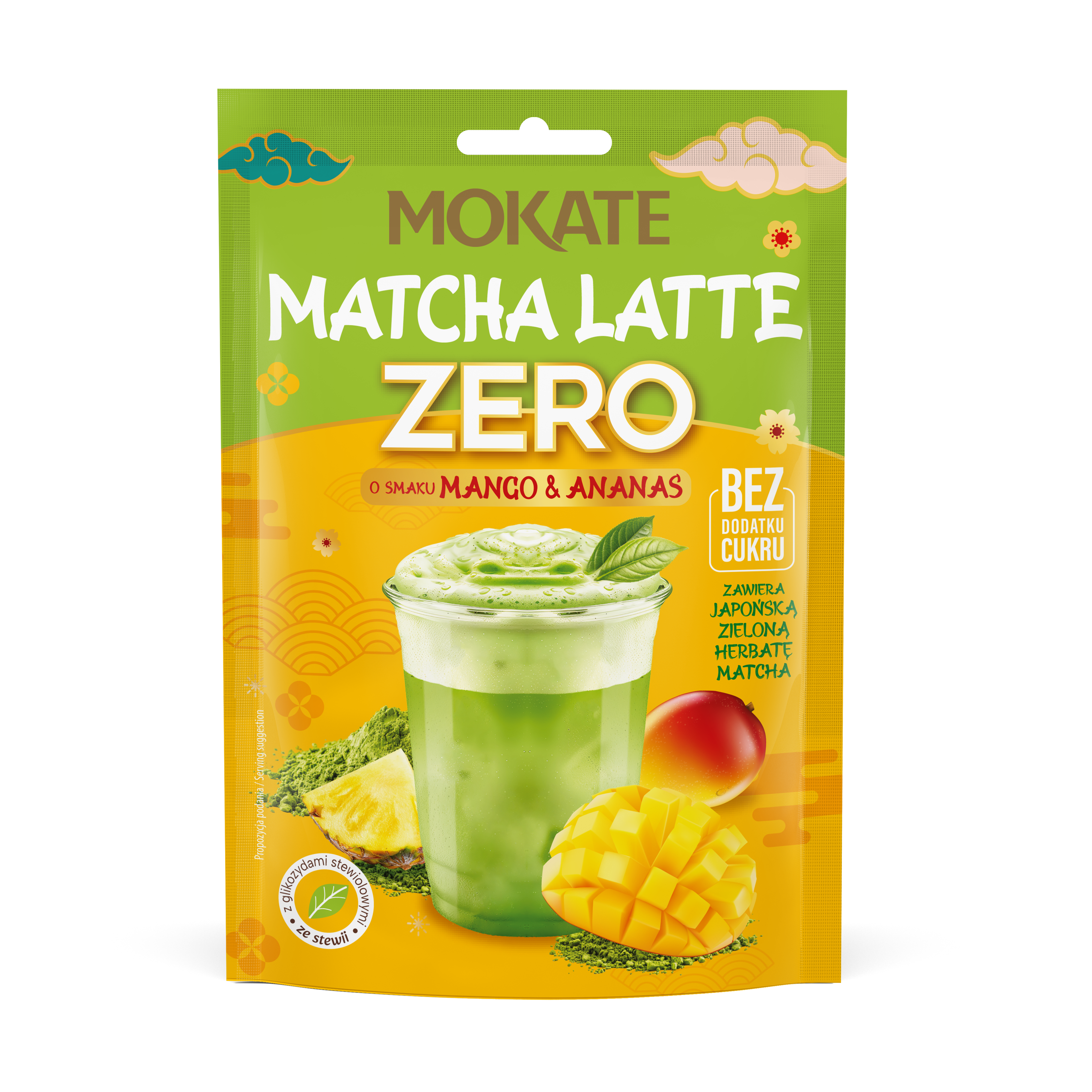 Mokate Matcha Latte Zero O Smaku Mango & Ananas 20 G