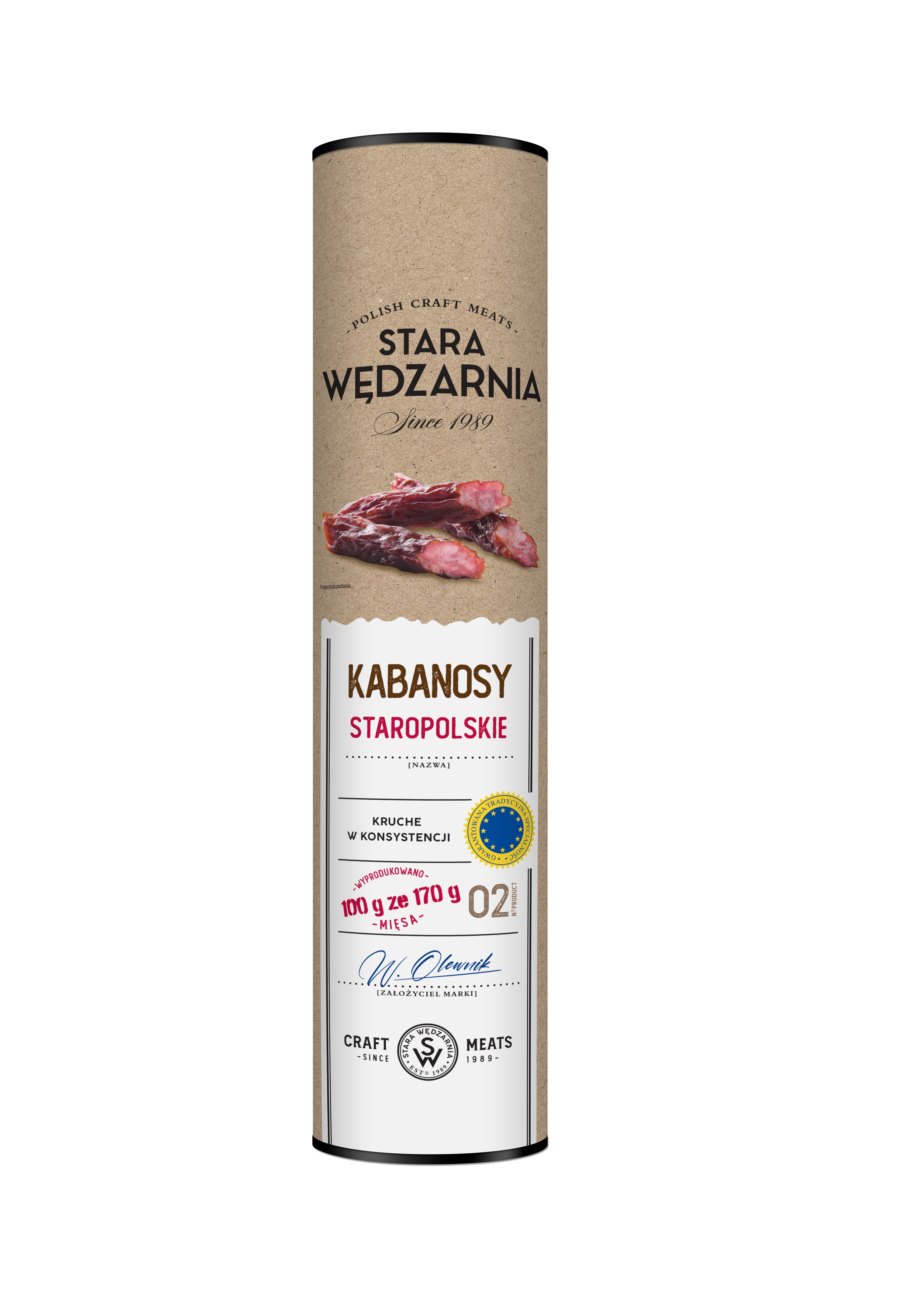 Kabanosy Staropolskie 170 G Tuba Stara Wędzarnia