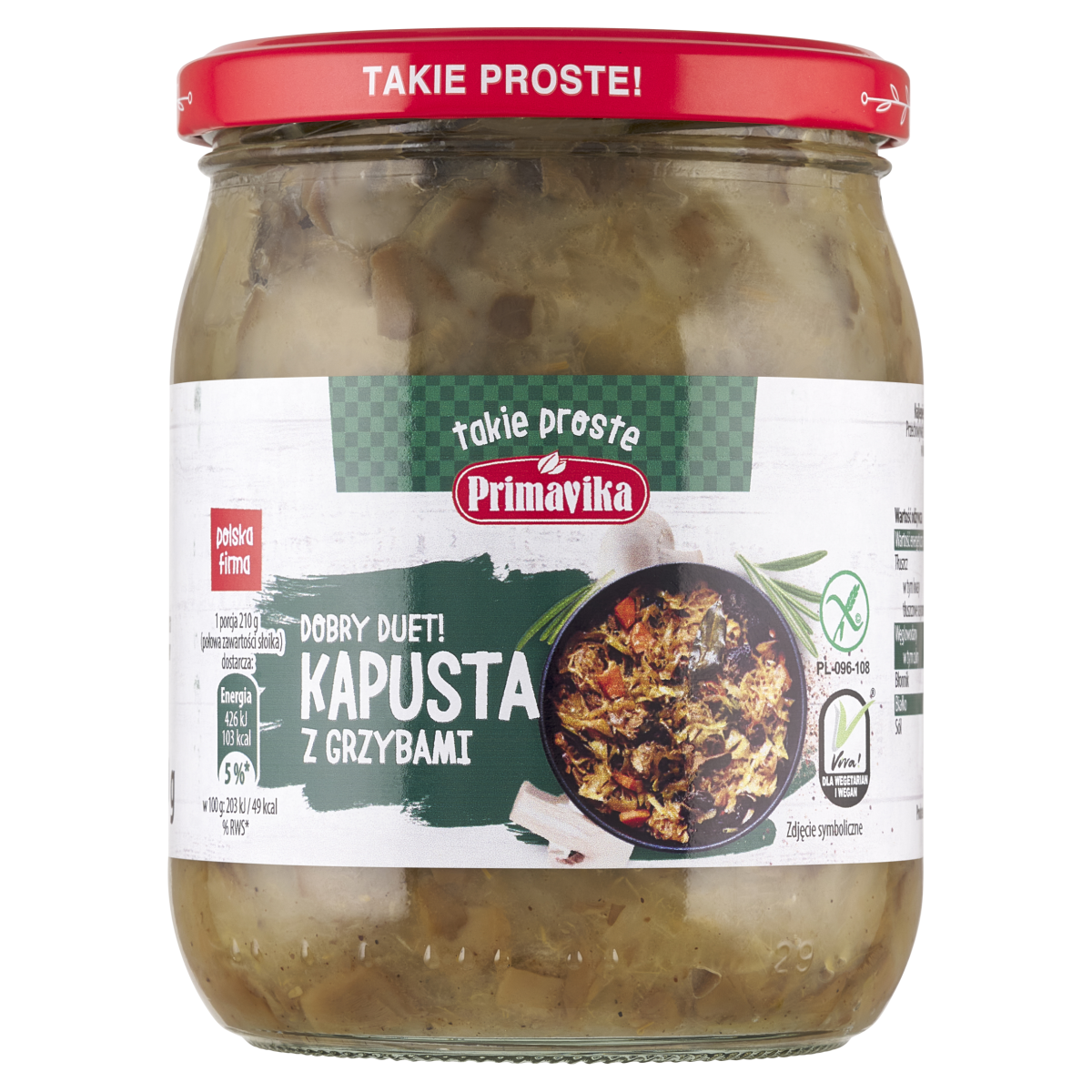 Primavika Kapusta Z Grzybami 420 G