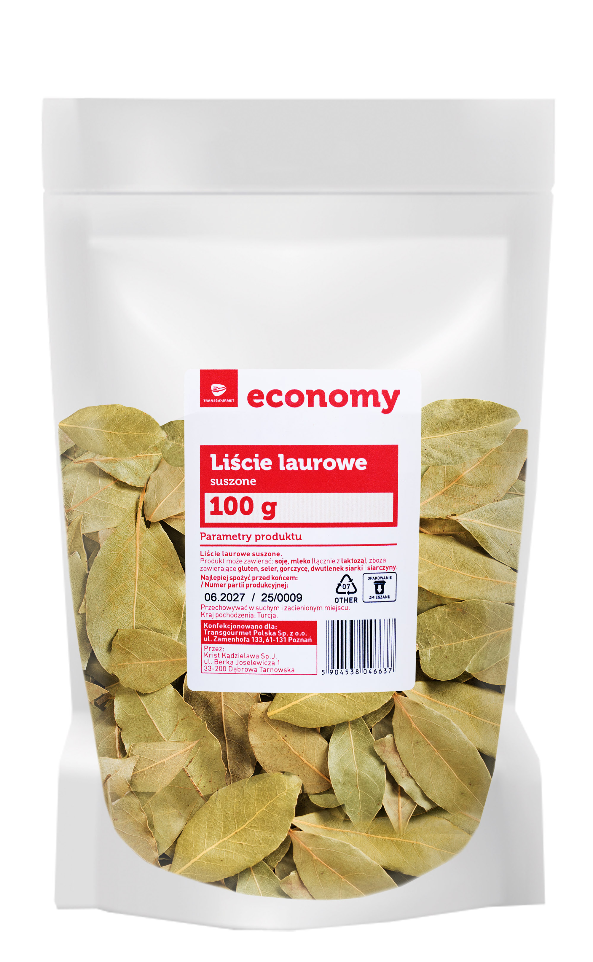 Tge Liście Laurowe Suszone 100 G