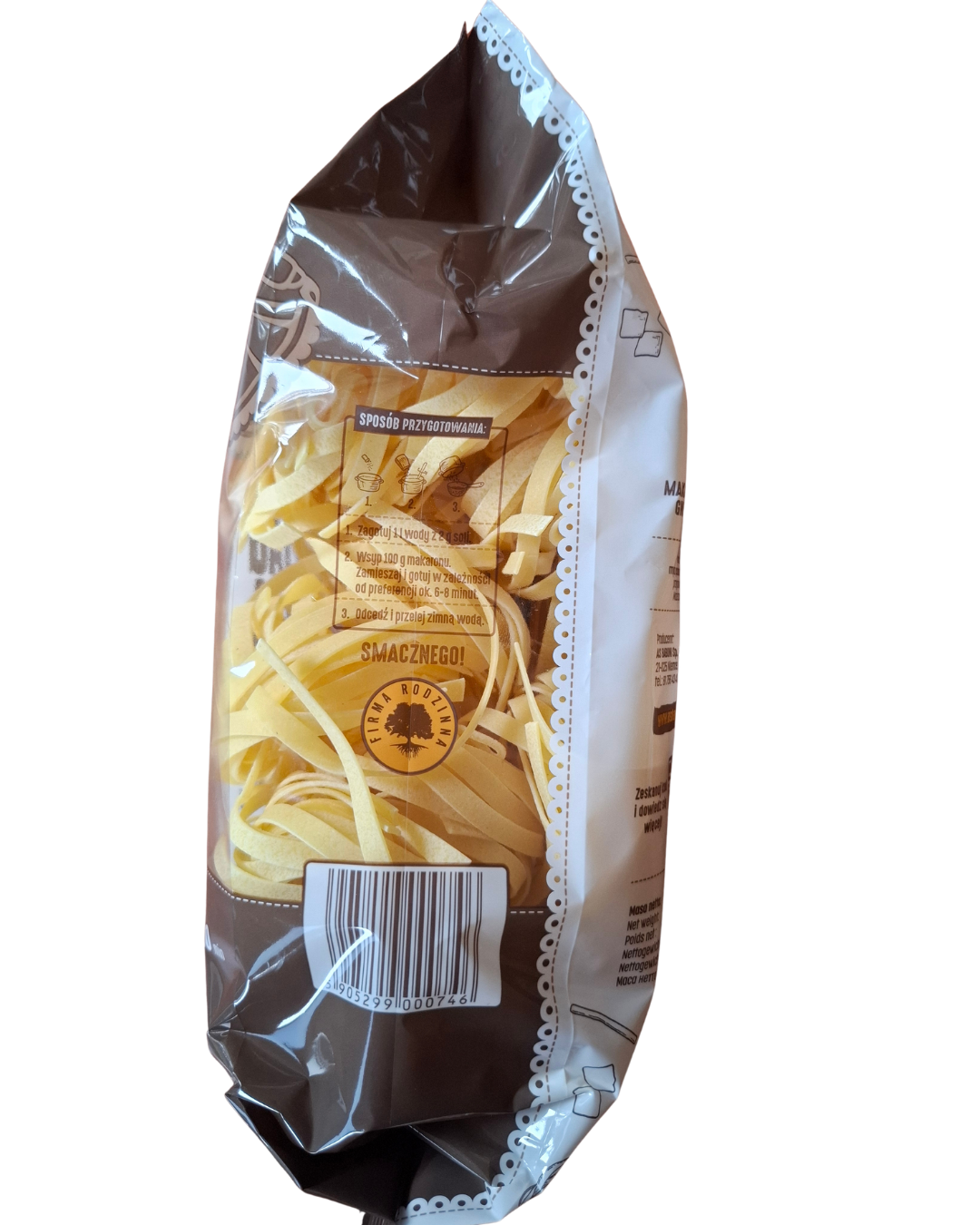 As Babuni Makaron Tagliatelle Gniazda Wstążki 400G