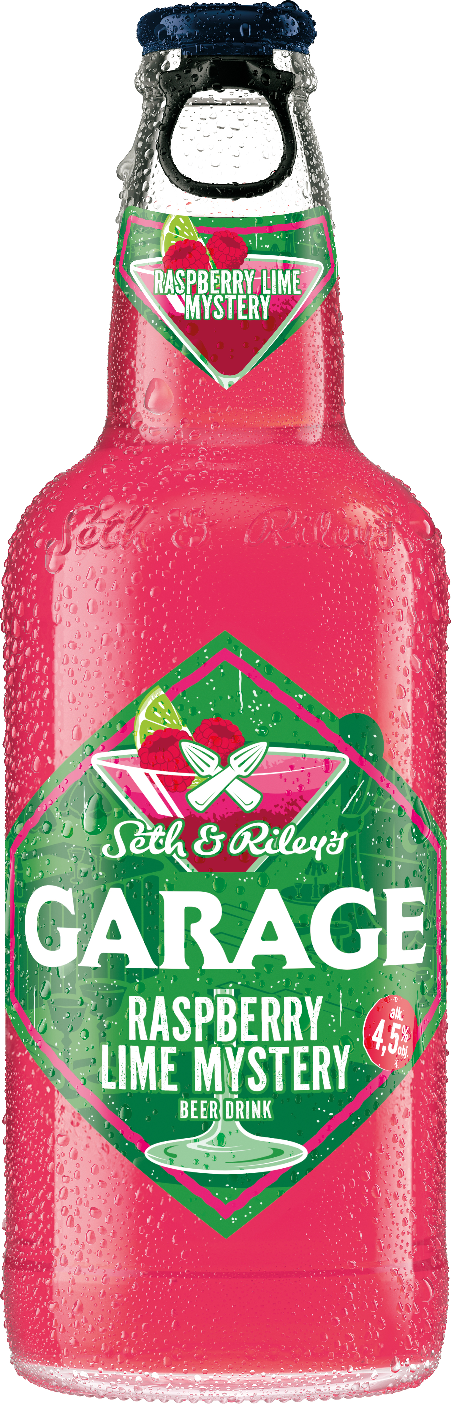 Garage Raspberry & Lime Mystery 4,5% 400 Ml Butelka Bezzwrotna