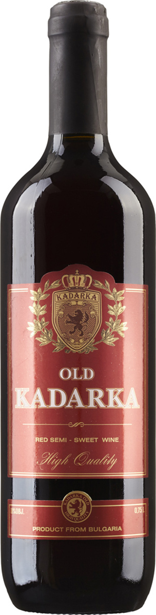 Kadarka Old Red Semi Sweet 750 Ml