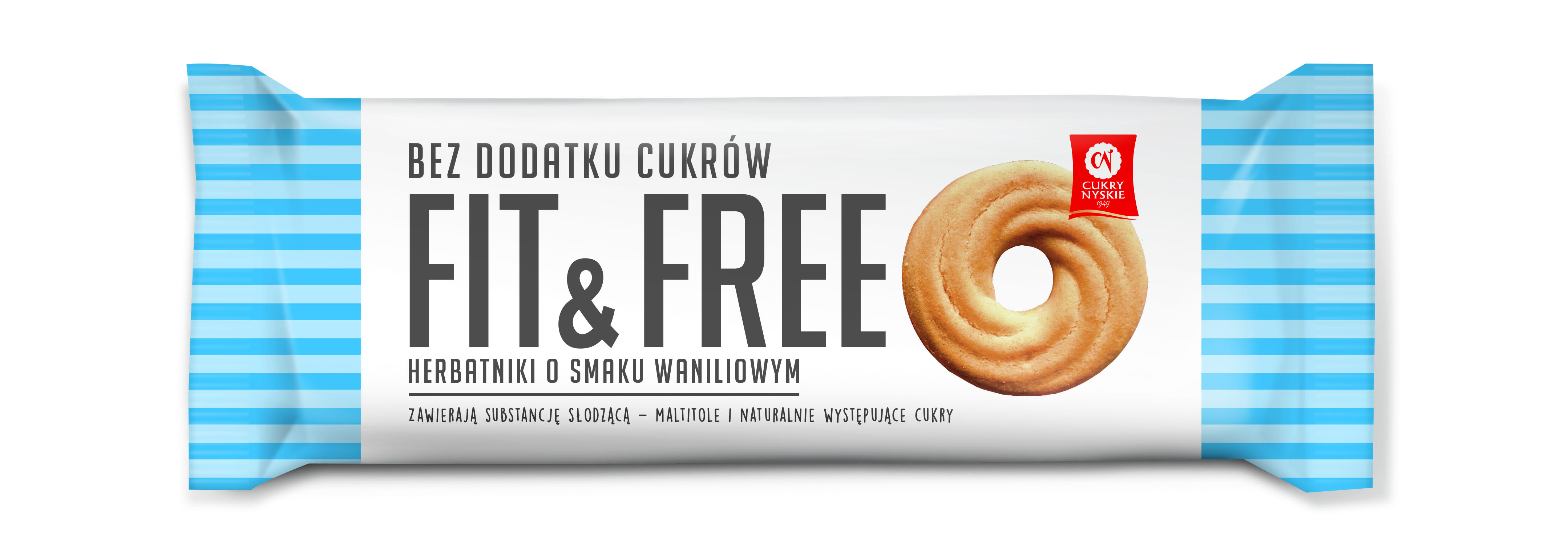 Herbatniki Fit&Free O Smaku Waniliowym 120 G Cukry Nyskie