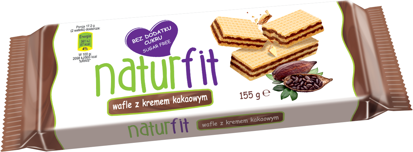 Wafle Kakaowe Naturfit 155 G