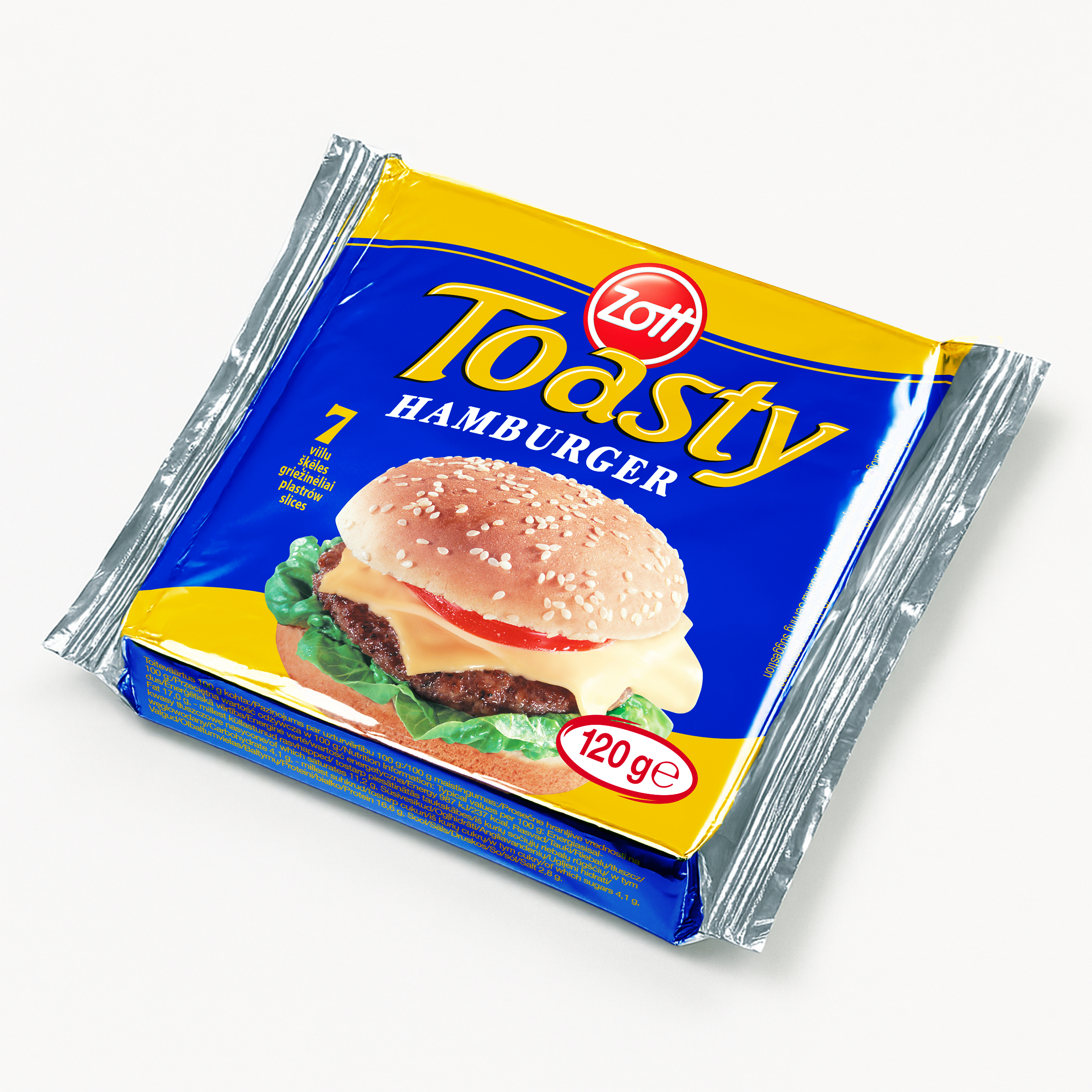 Zott Toasty Hamburger 120 G