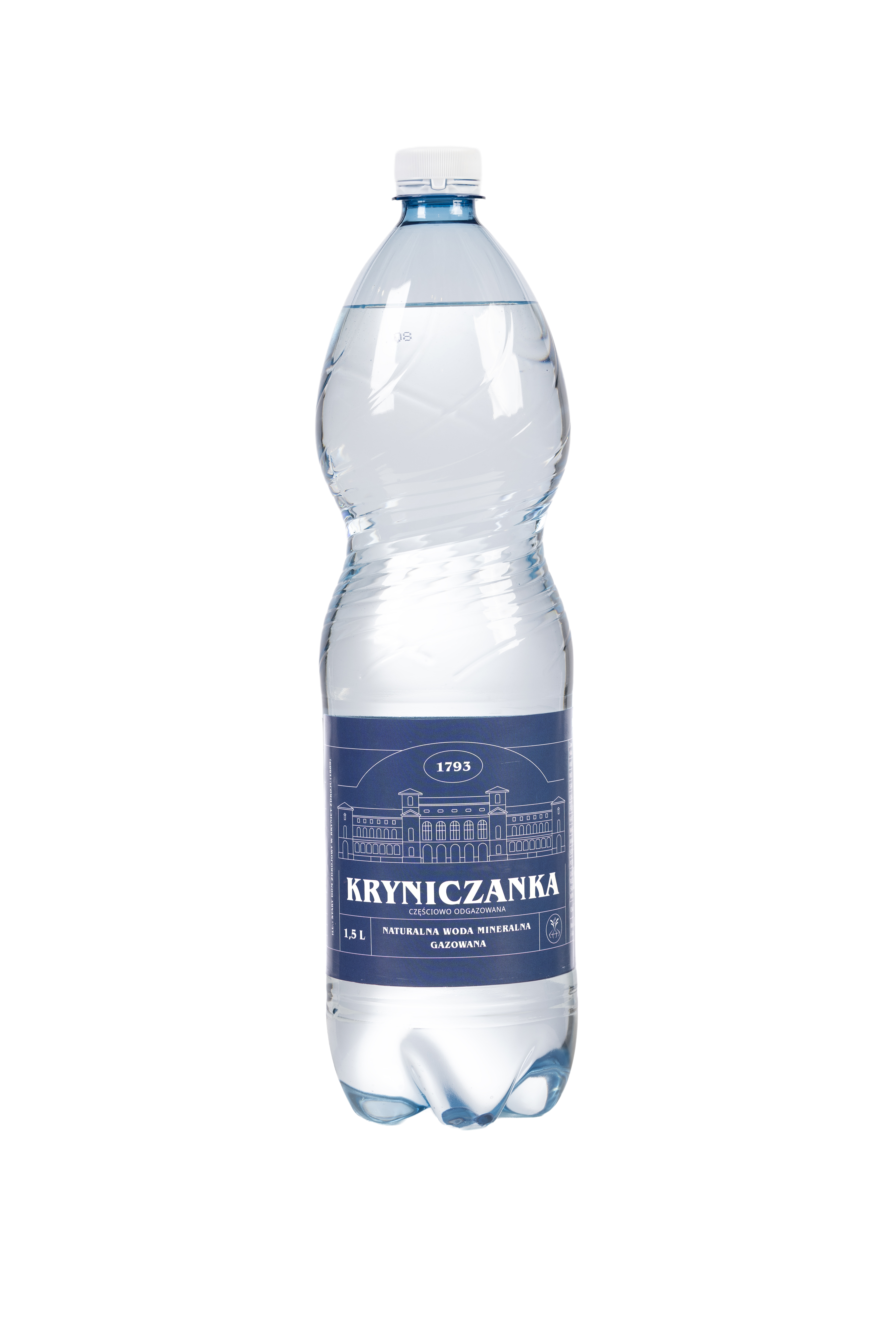 Kryniczanka Naturalna Woda Mineralna Gazowana 1,5 L
