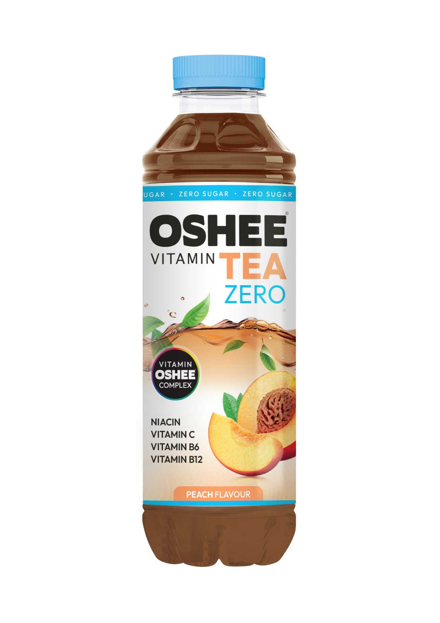 Oshee Vitamin Tea Zero Brzoskwinia 555Ml Kaucja