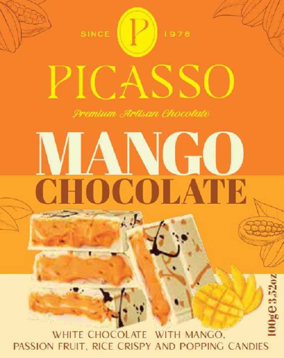 Picasso Biała Czekolada Mango 100G