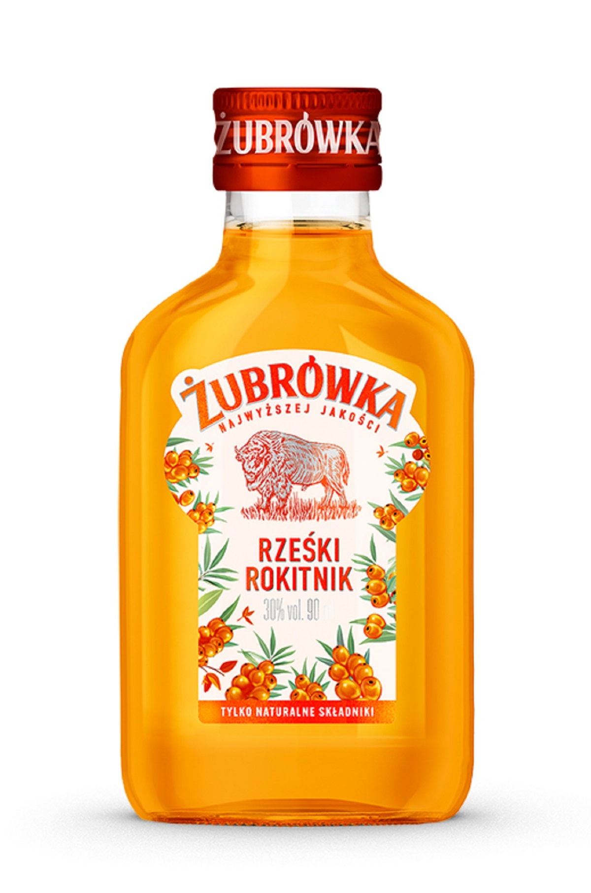 Likier Żubrówka Rześki Rokitnik 30% 90Ml