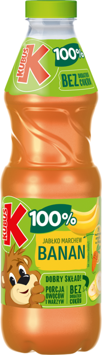 Kubuś Sok 100% Banan Marchew Jabłko 850 Ml