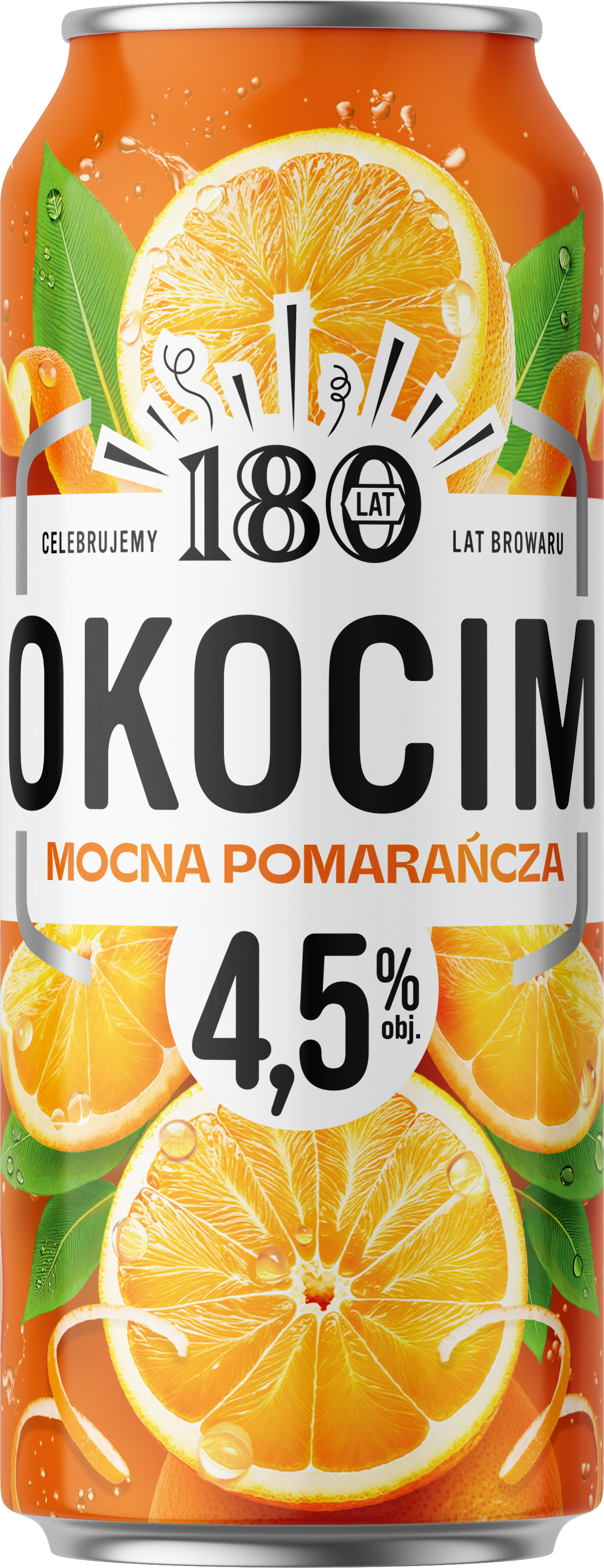 Okocim 4,5% Mocna Pomarańcza Puszka 500 Ml Sk