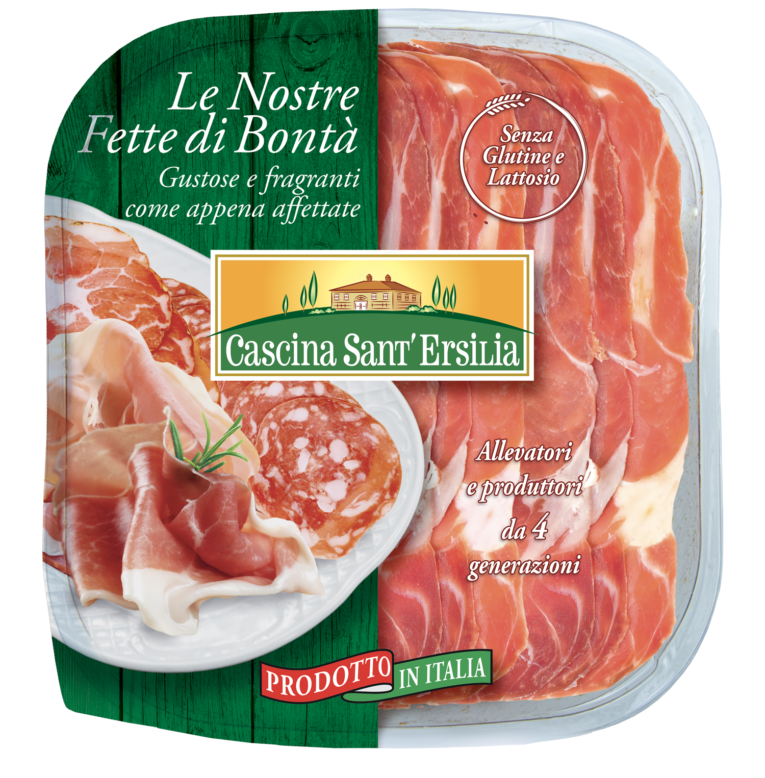 Prosciutto Crudo Szynka Surowa Dojrzewającą 500G Cascina Sant'Ersilia