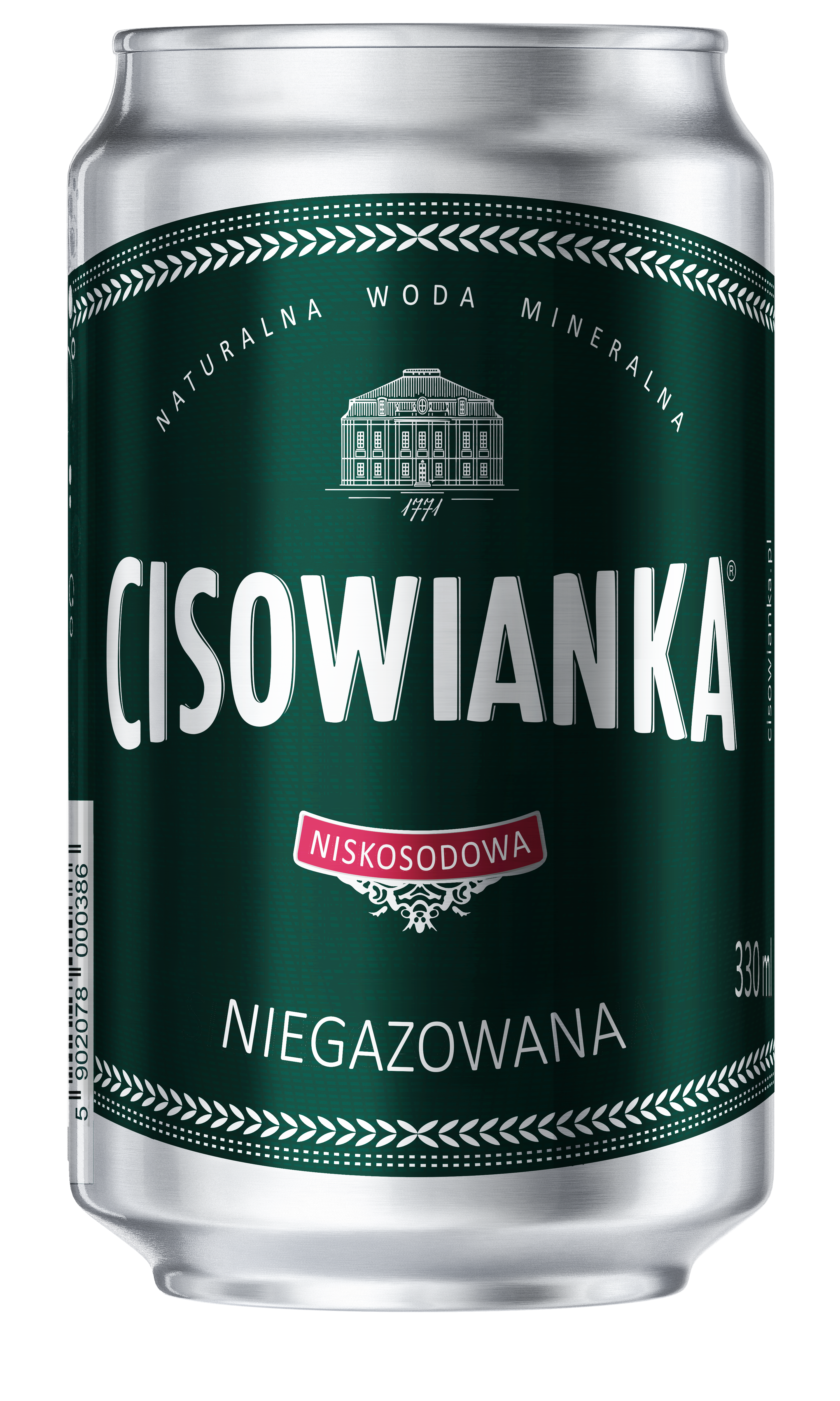 Naturalna Woda Mineralna Cisowianka Niegazowana 0,33L