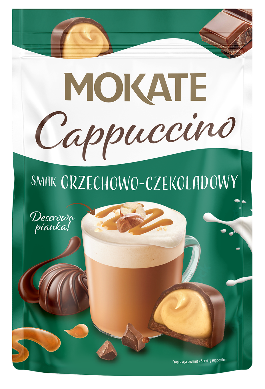 Mokate Cappuccino O Smaku Orzechowo-Czekoladowym 110 G