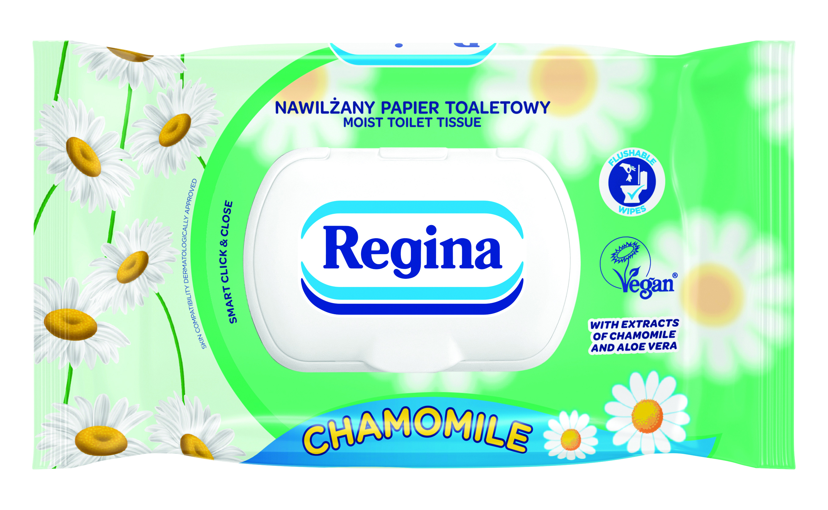 Papier Nawilżany Regina Rumiankowy 42 Sztuki