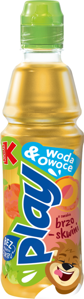 Kubuś Play! Napój Owocowy Woda I Owoce Jabłko Brzoskwinia 400 Ml