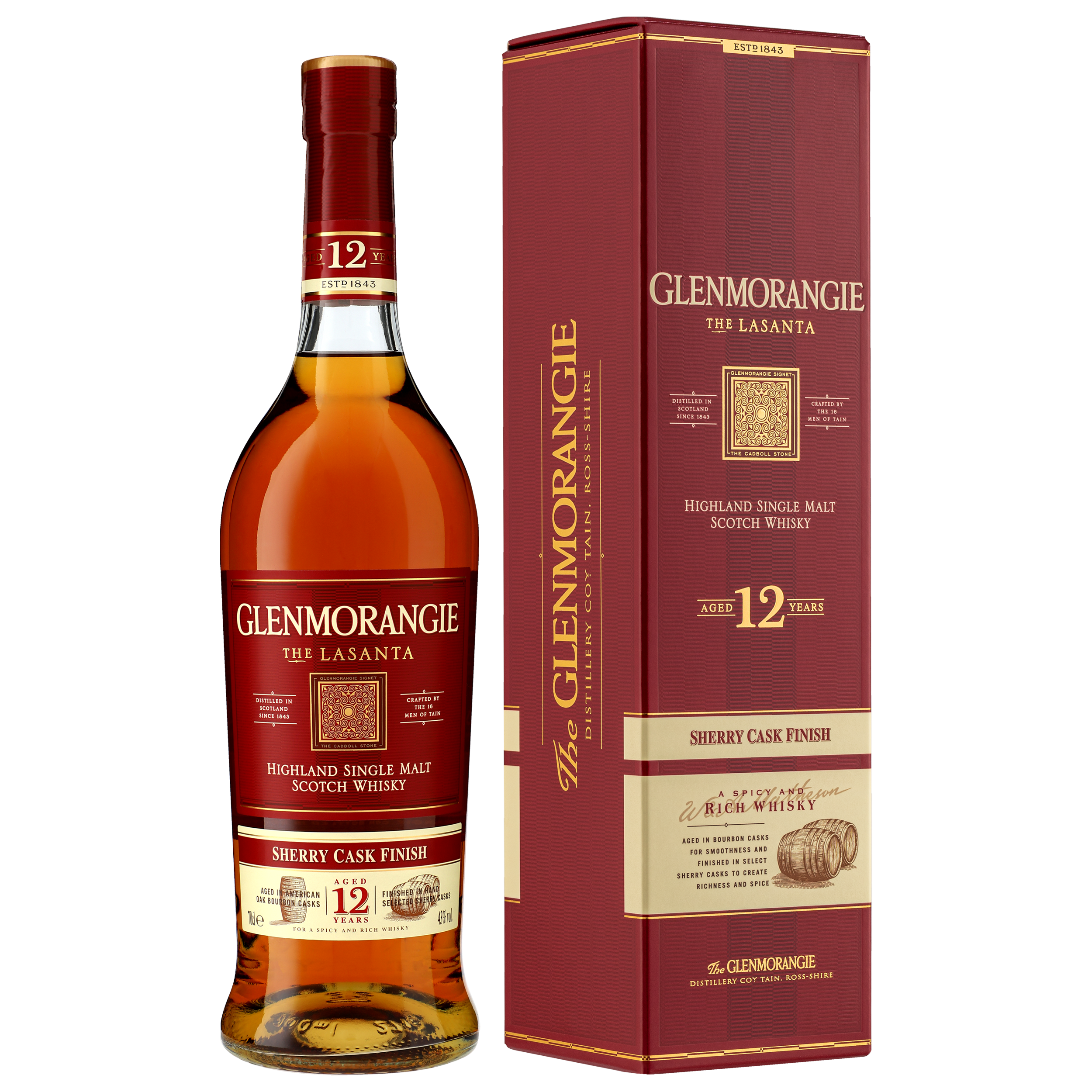 Whisky Glenmorangie Lasanta 43% 0.7L