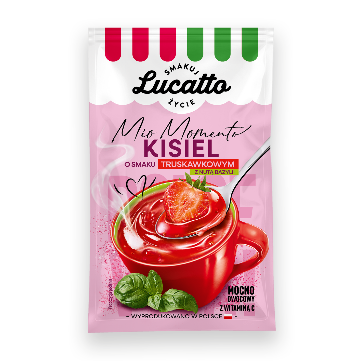 Kisiel Truskawka Z Nutką Bazyli Lucatto 30G