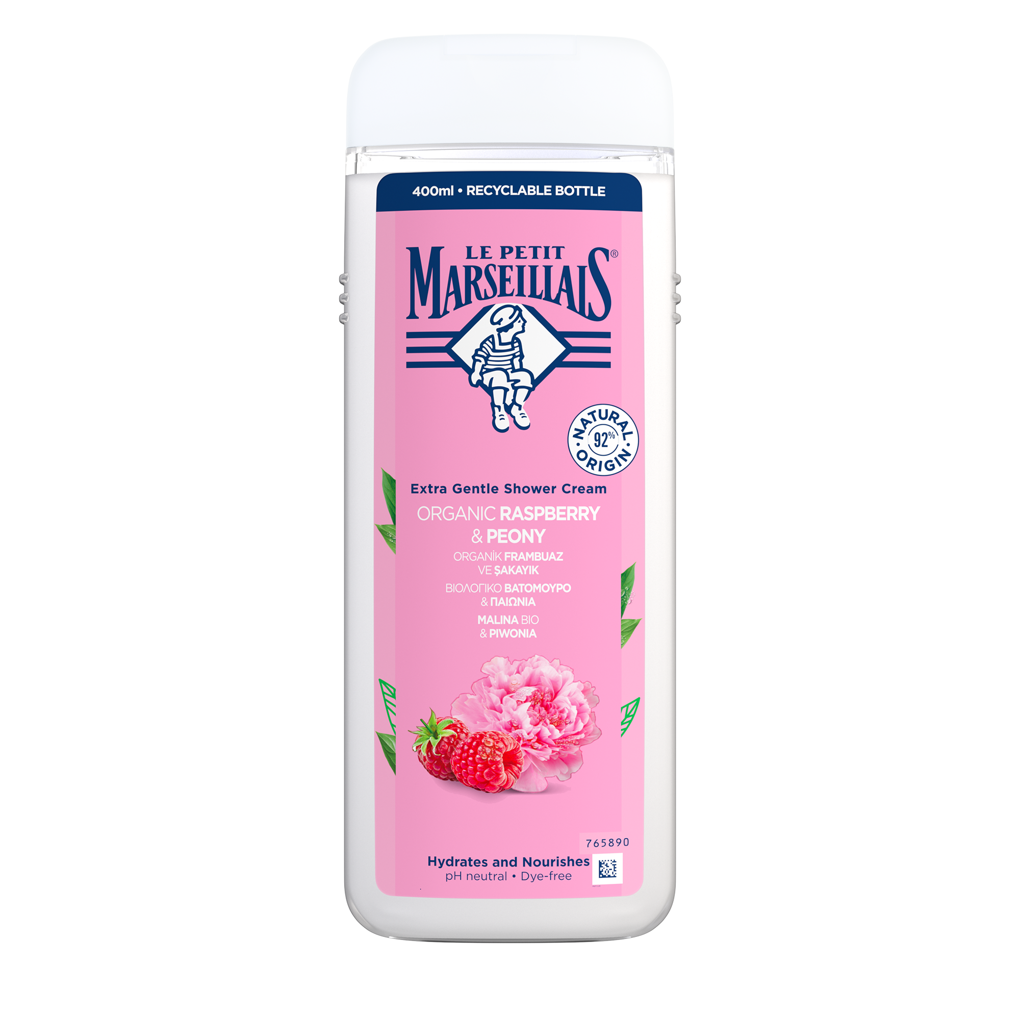Le Petit Marseillais Żel Pod Prysznic Malina Bio & Piwonia 400Ml