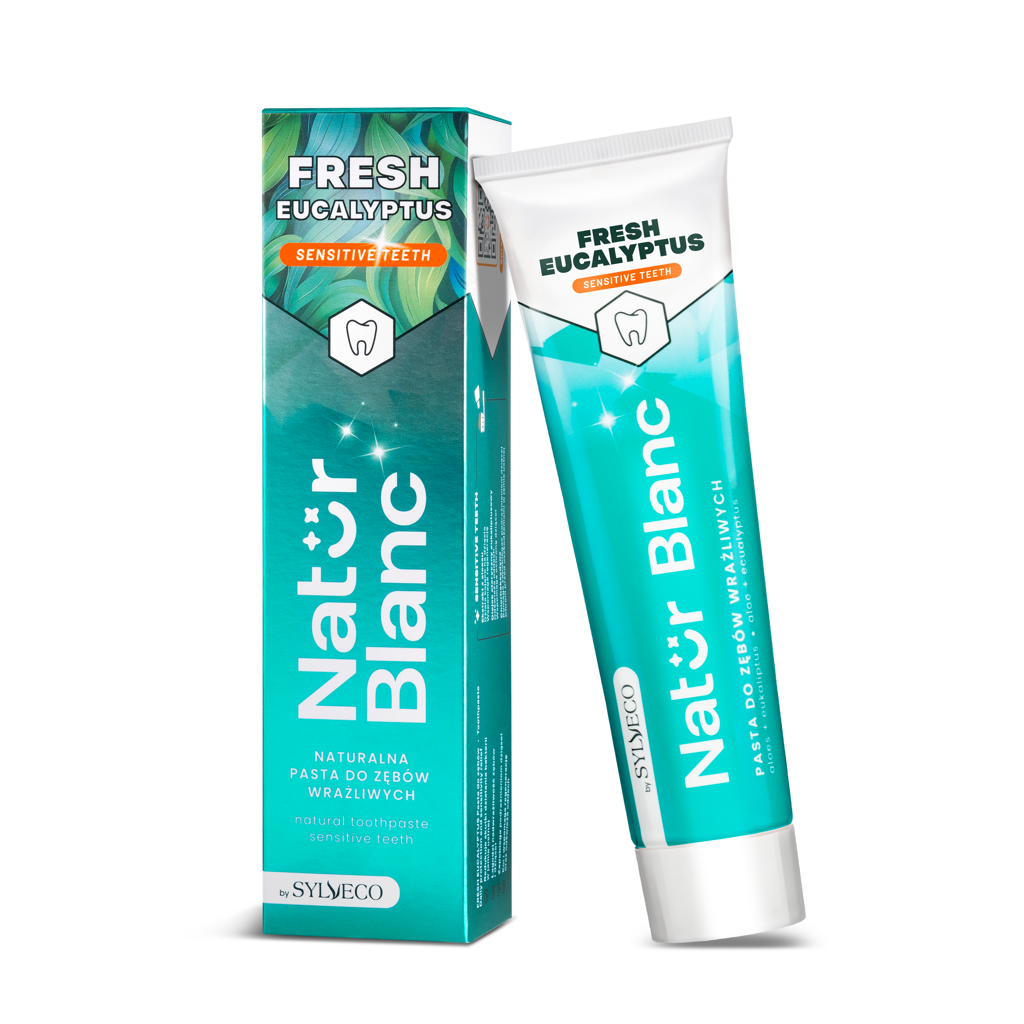 Sylveco Natur Blanc Pasta Do Zębów Fresh Eucalyptus 100Ml Do Wrażliwych Zębów