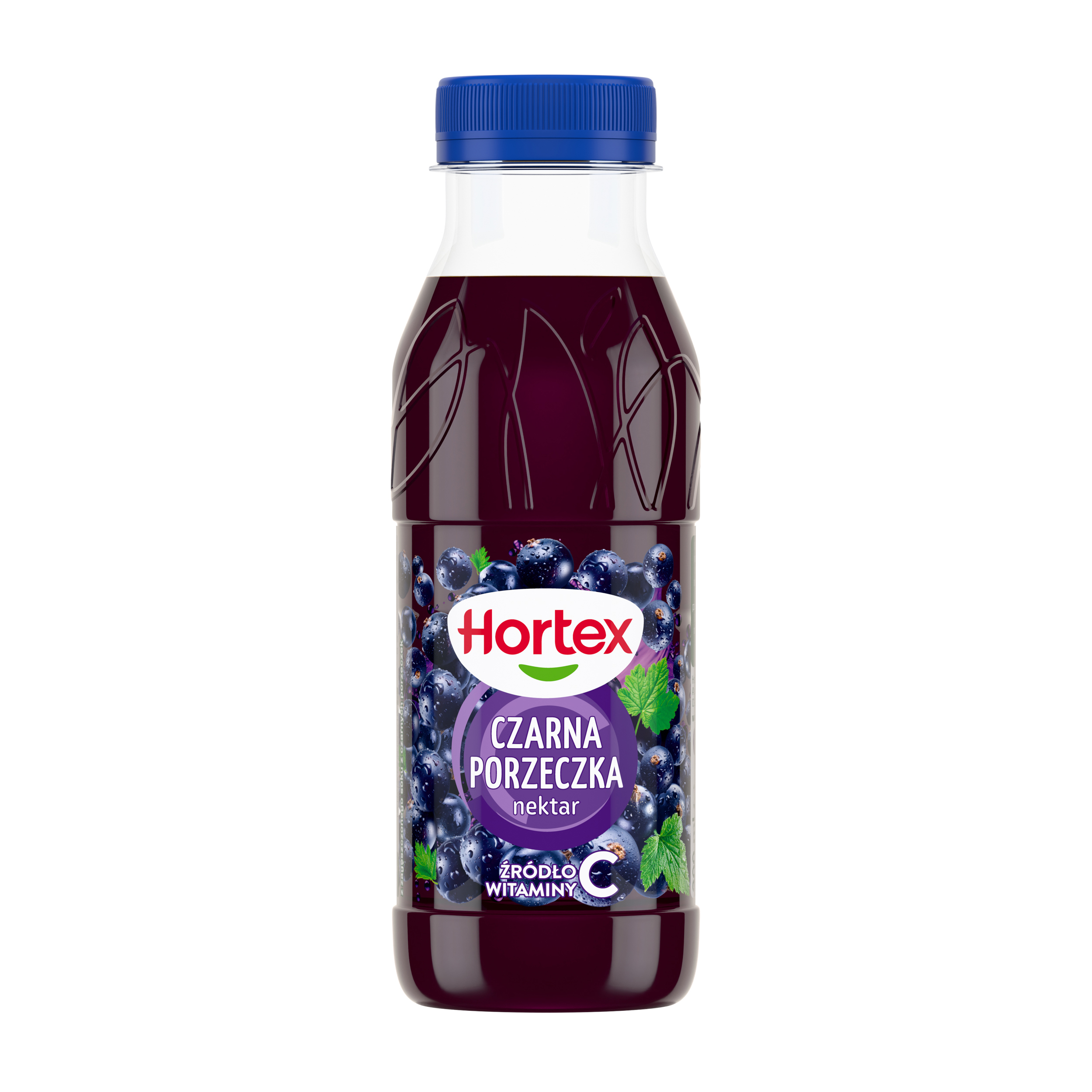 Hortex Nektar Czarna Porzeczka Butelka Apet 300 Ml Kaucja
