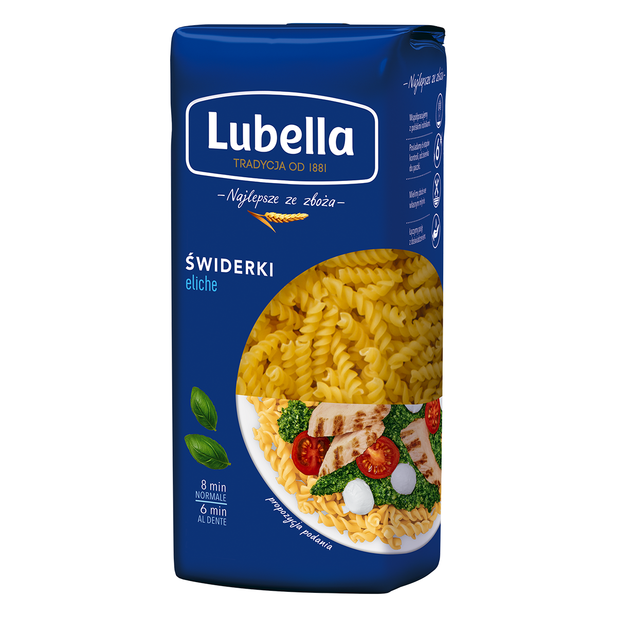 Lubella Eliche Makaron Świderki 400 G