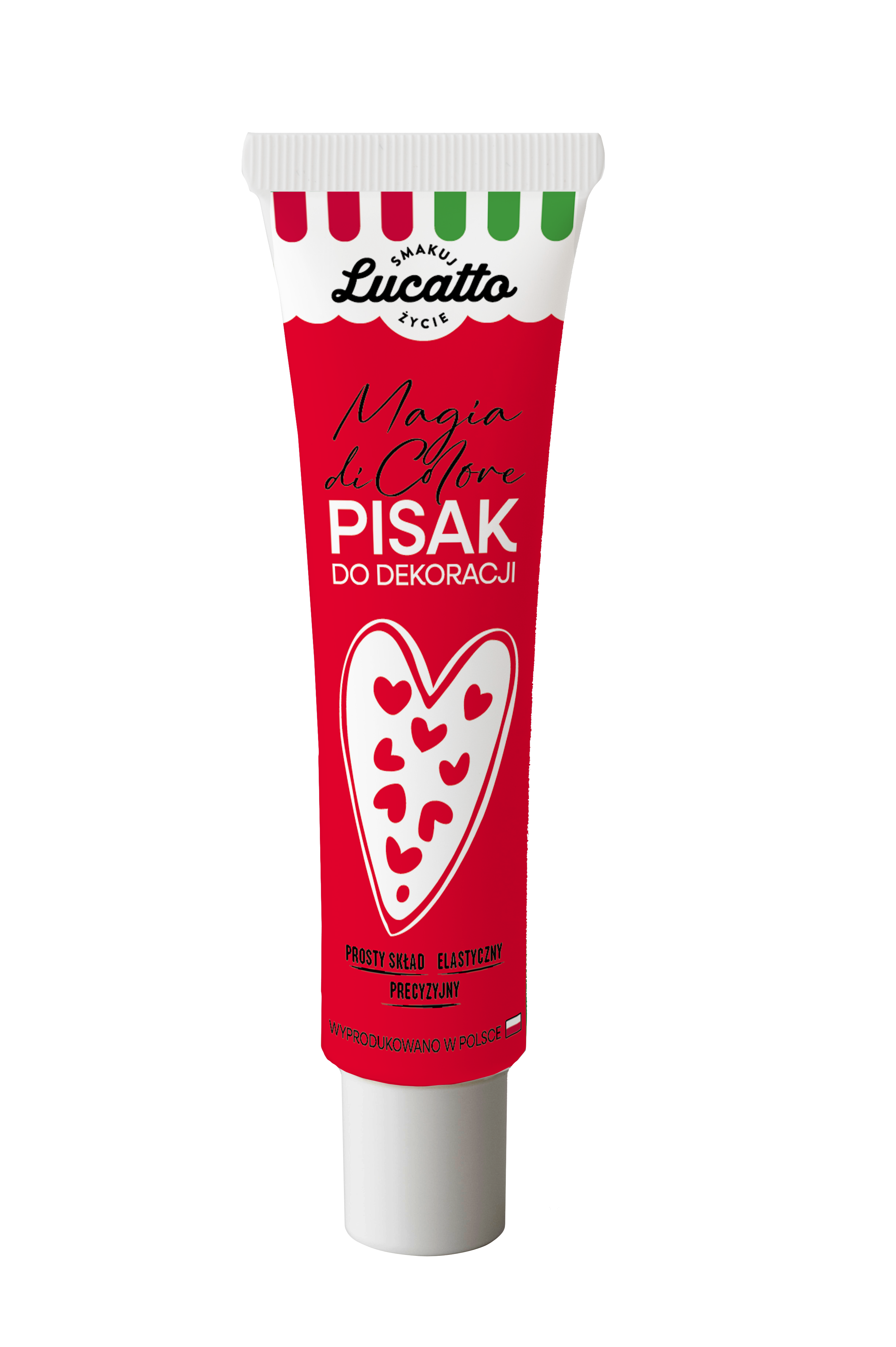 Pisak Dekoracyjny Czerwony Lucatto 20G