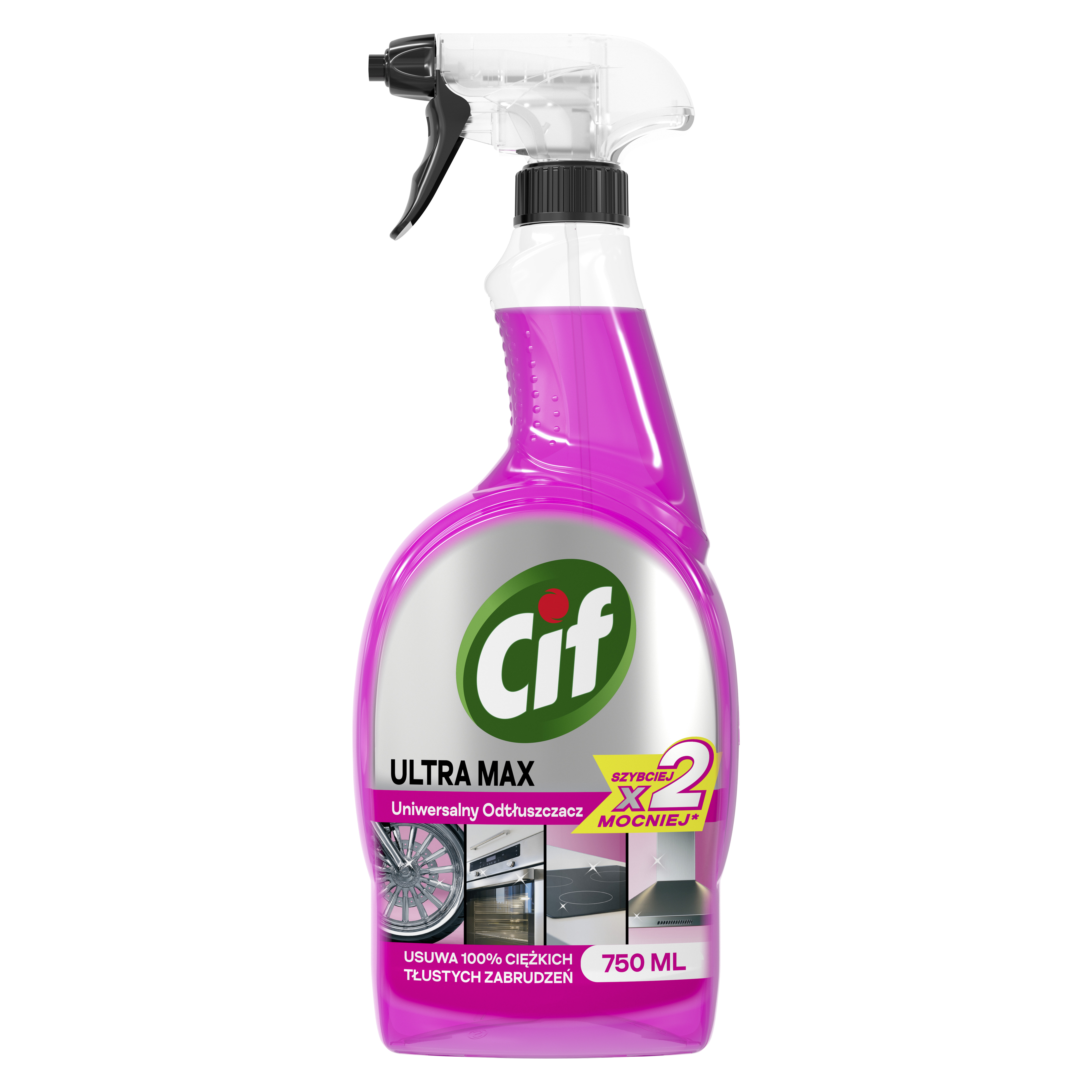 Cif Ultra Max Odtłuszczacz Pink 750 Ml