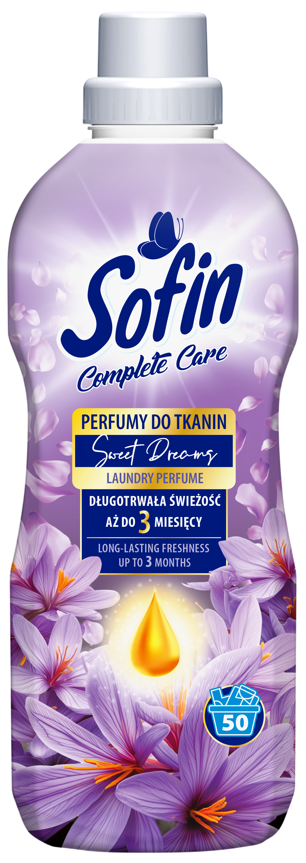 Sofin Complete Care & Laundry Perfume - Perfumy Do Tkanin Sweet Dreams 750 Ml