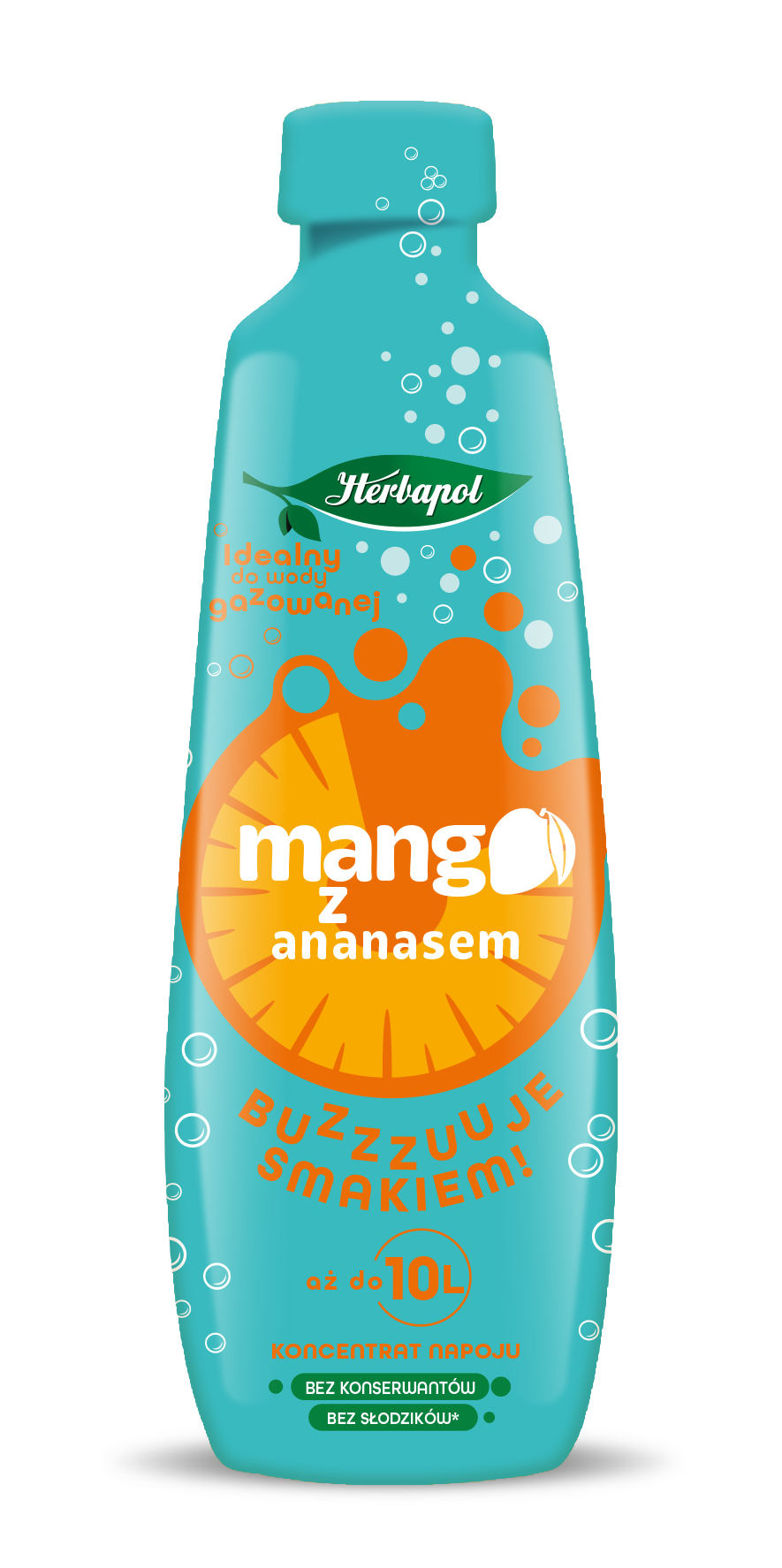 Herbapol Koncentrat Napoju Mango Z Ananasem 405 Ml