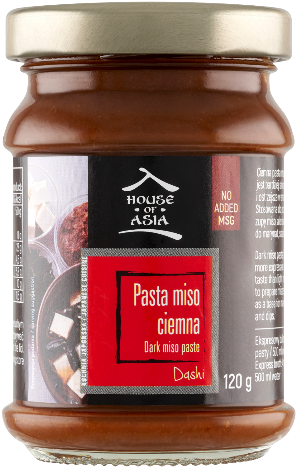 House Of Asia Pasta Miso Ciemna 120G