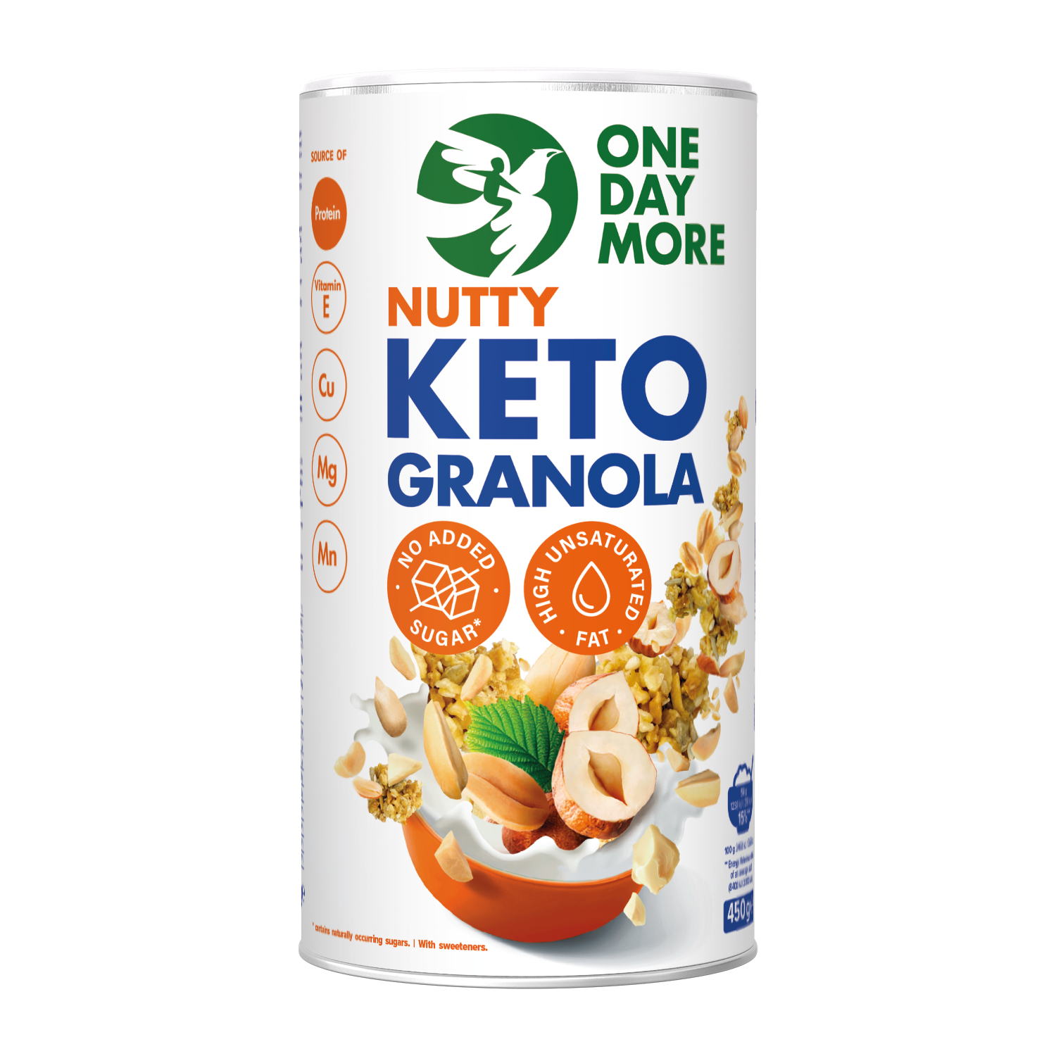 Onedaymore Nutty Keto Granola 450G