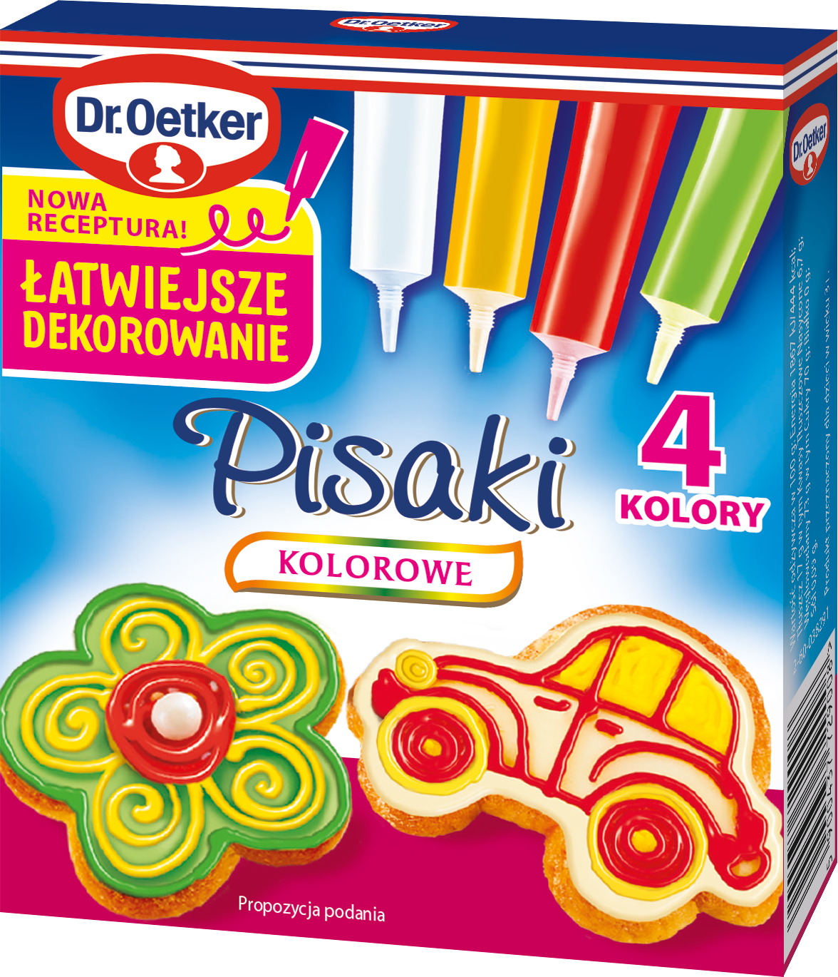 Dr. Oetker Pisaki Cukrowe 68 G (4 Tubki)