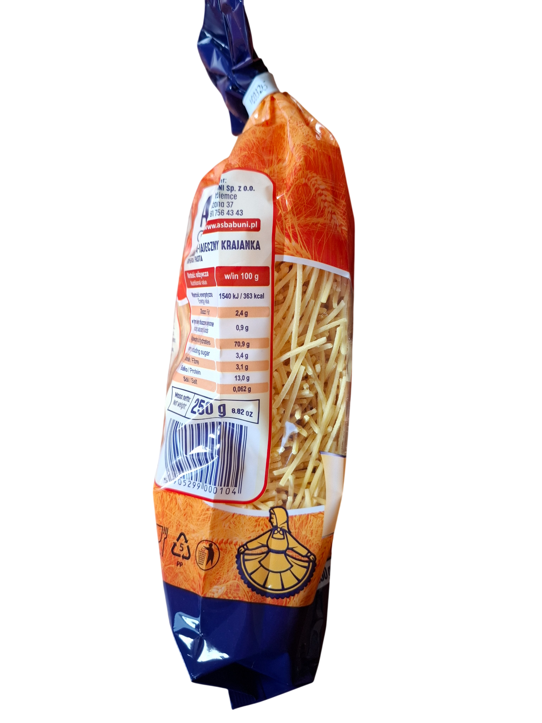 As Babuni Makaron 4-Jajeczna Krajanka 250G