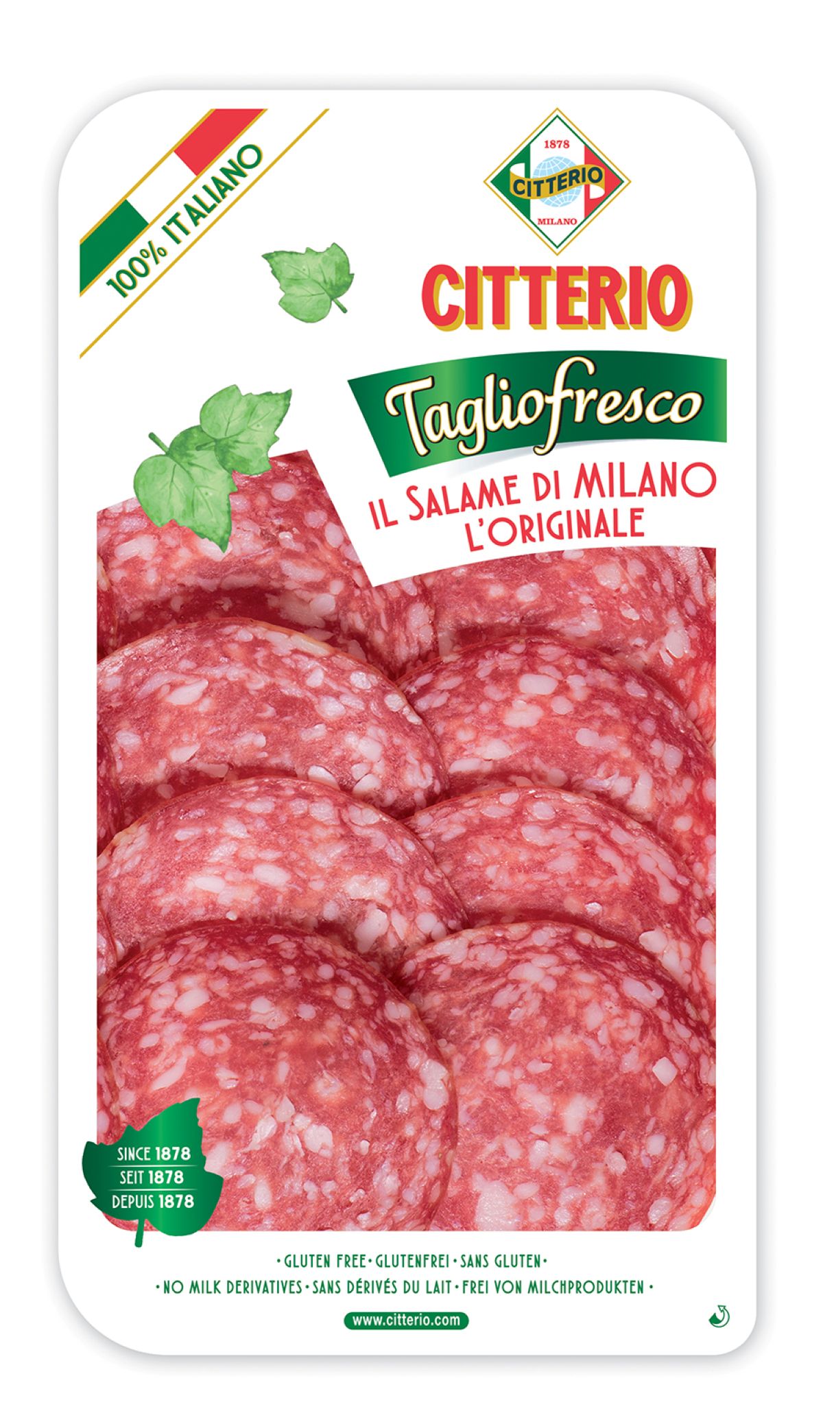 Salame Di Milano Plastry 70 G G.Citterio