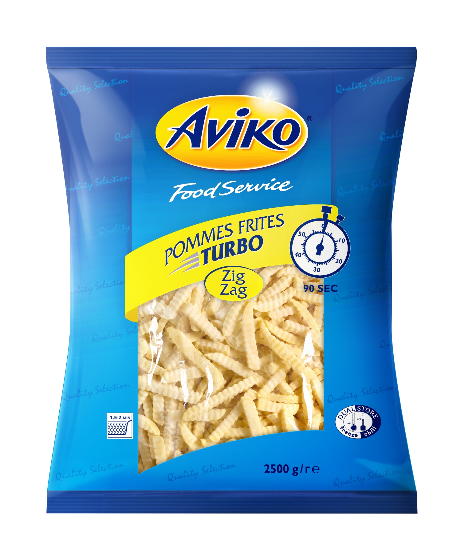 Aviko Frytki Turbo Classic Zig Zag 2500G