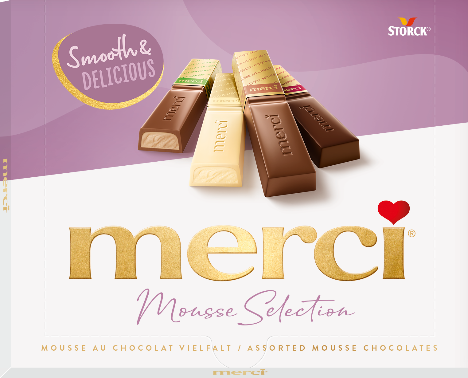Merci Mousse Selection Kolekcja Czekoladek Z Musem 210G