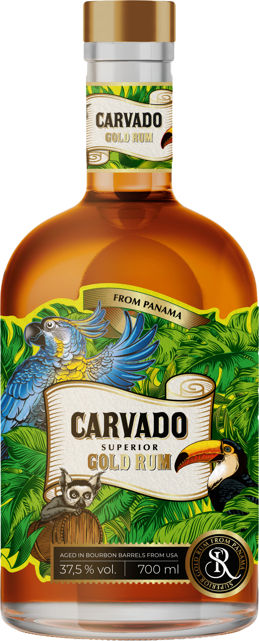Carvado Gold Rum 700 Ml