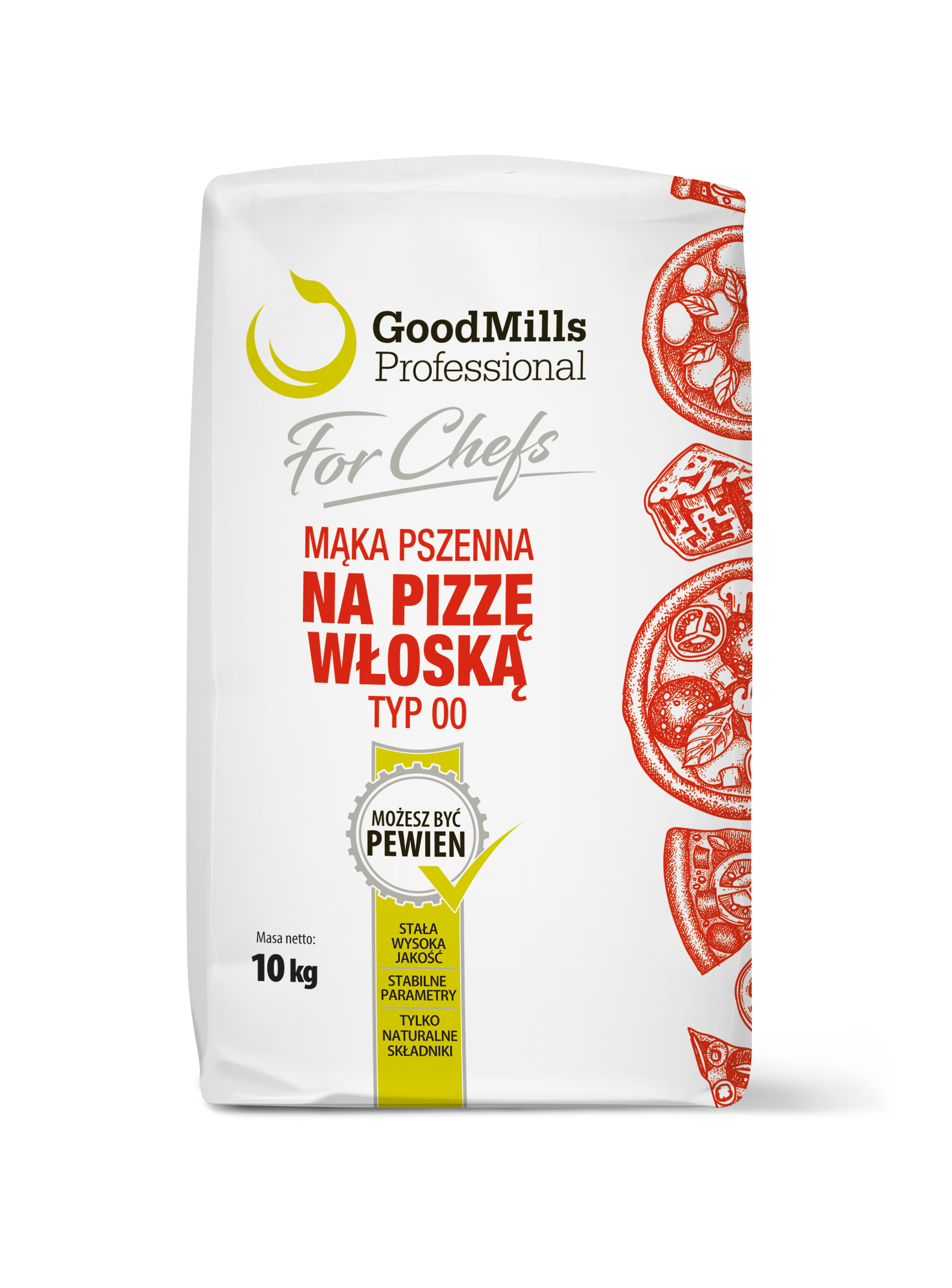 Goodmills Professional – Mąka Pszenna Na Pizzę Włoską Typ „00” 10 Kg