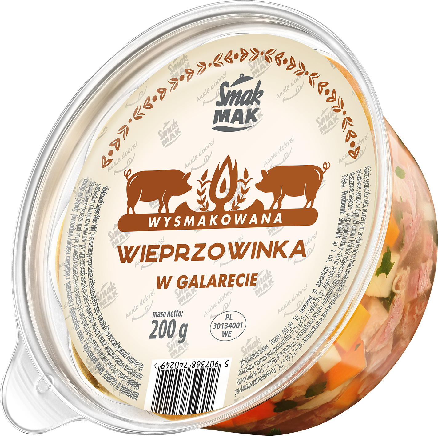 Wieprzowinka W Galarecie 200G Smakmak
